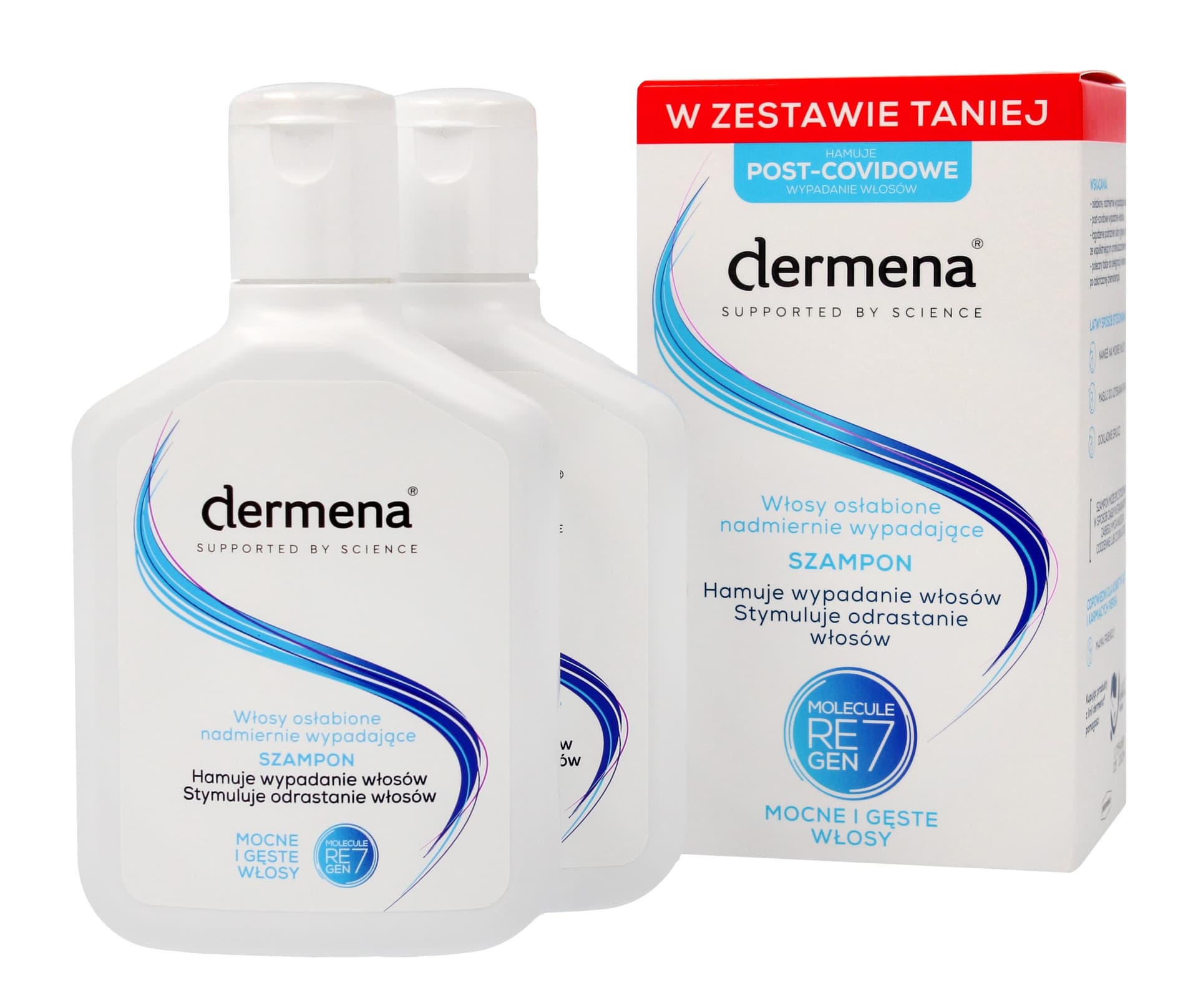 

DERMENA HAIR CARE Szampon d/wł ham.wypad DUO