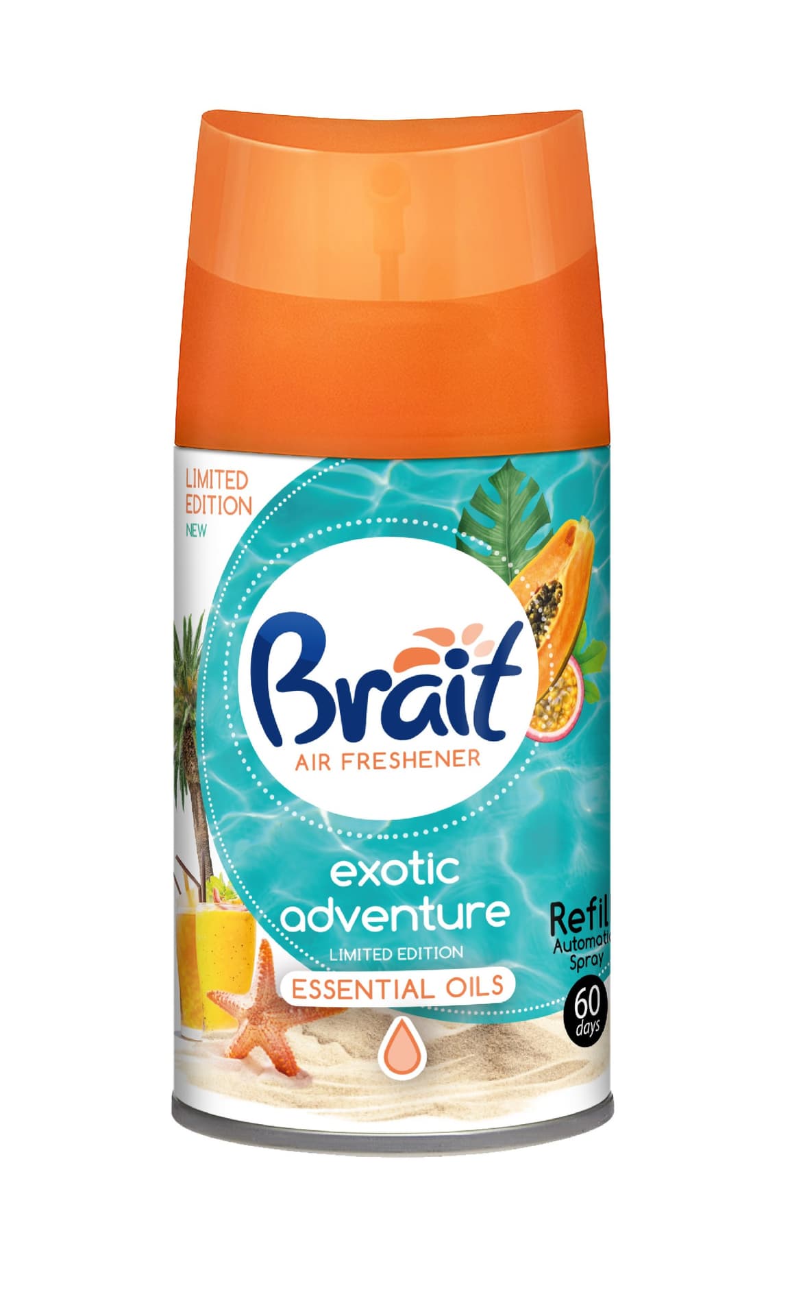 

Brait Air Freshener Odświeżacz automatyczny - zapas Exotic Adventure 250ml