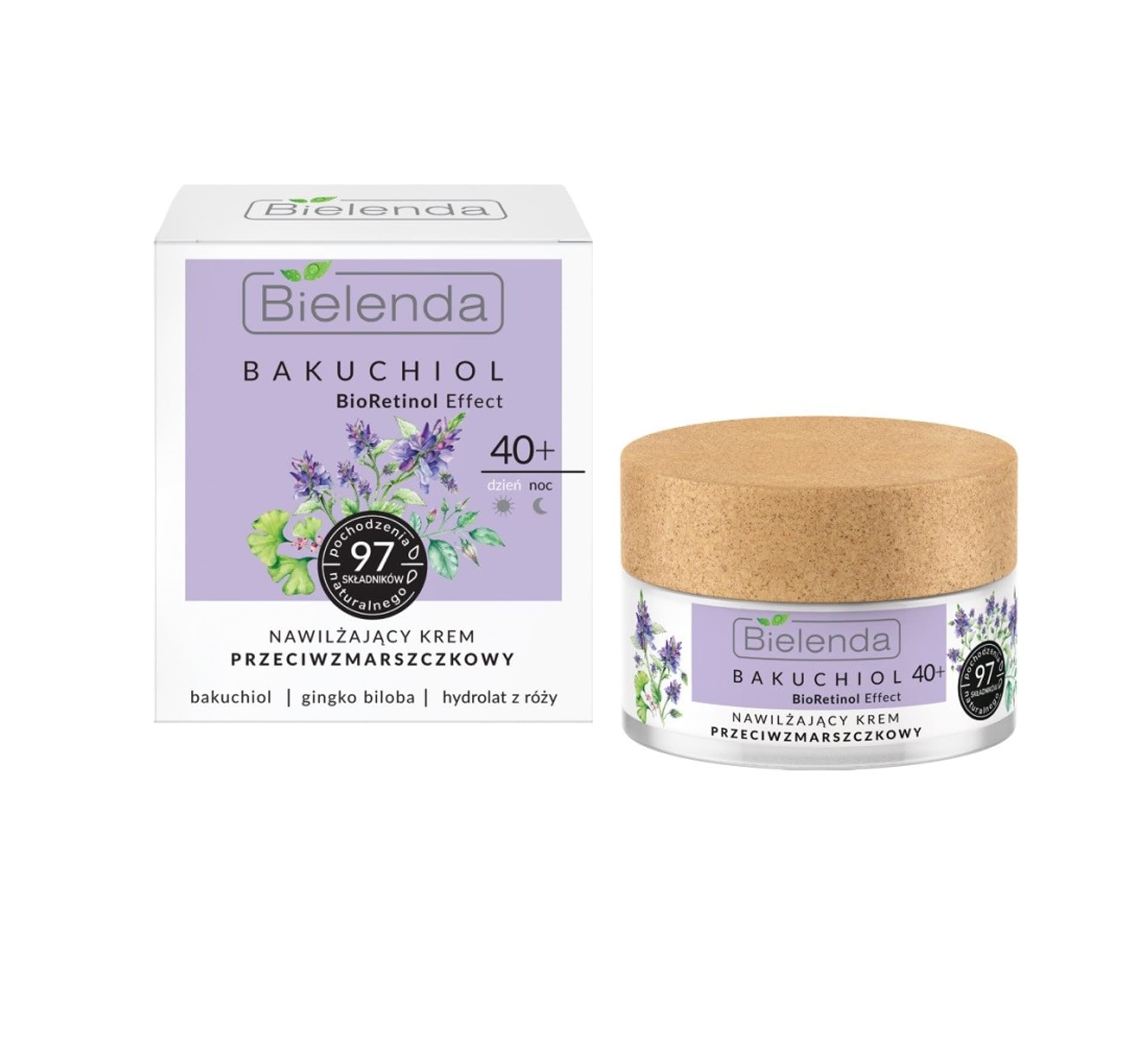 

Bielenda Bakuchiol BioRetinol Effect 40+ Nawilżający Krem przeciwzmarszczkowy na dzień i noc