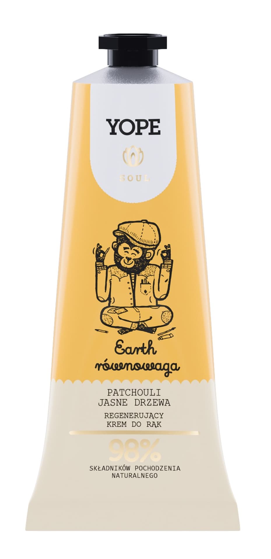 

Yope Krem do rąk regenerujacy Patchouli i Jasne Drzewa