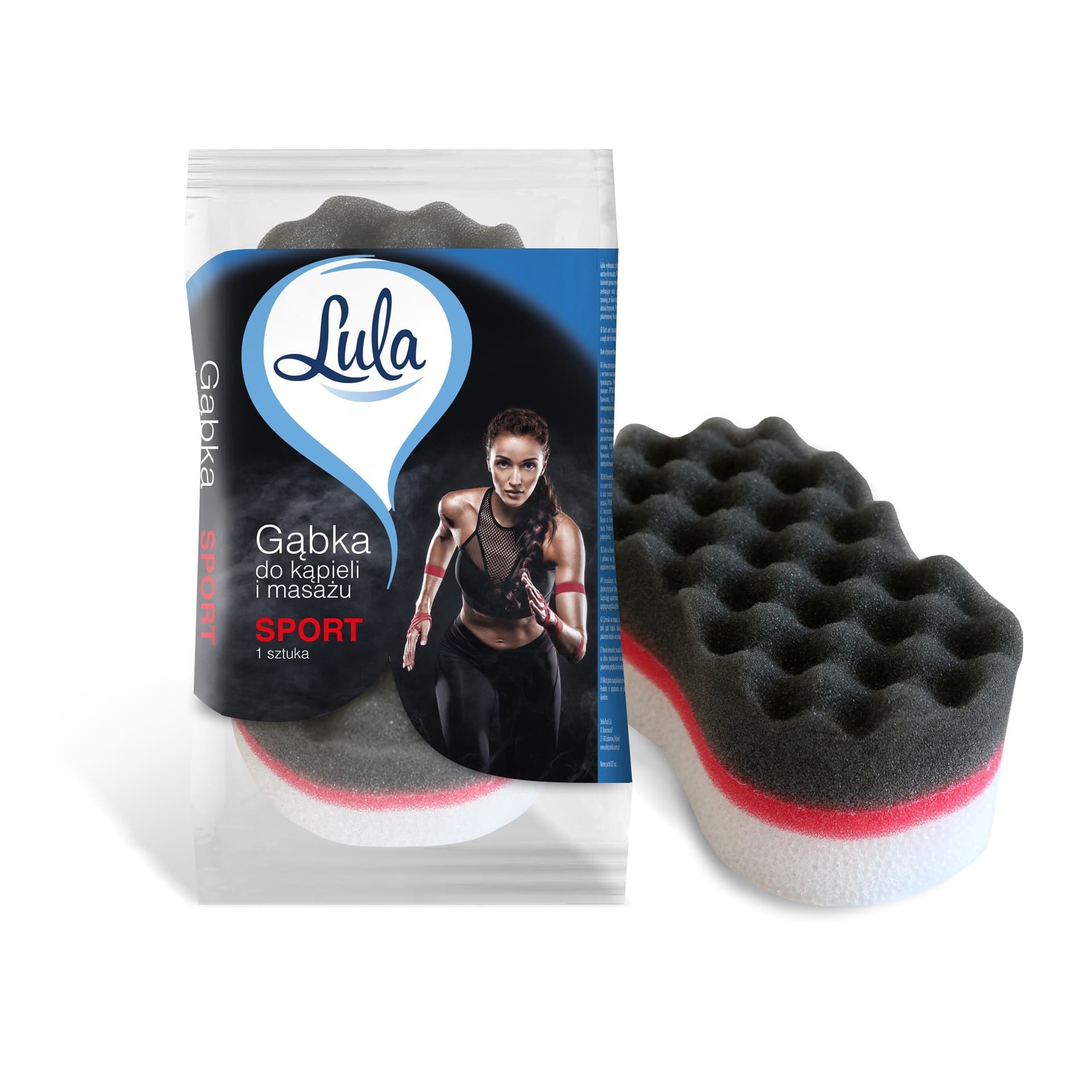 

LULA Gąbka do kąpieli i masażu Sport - mix kolorów 1szt