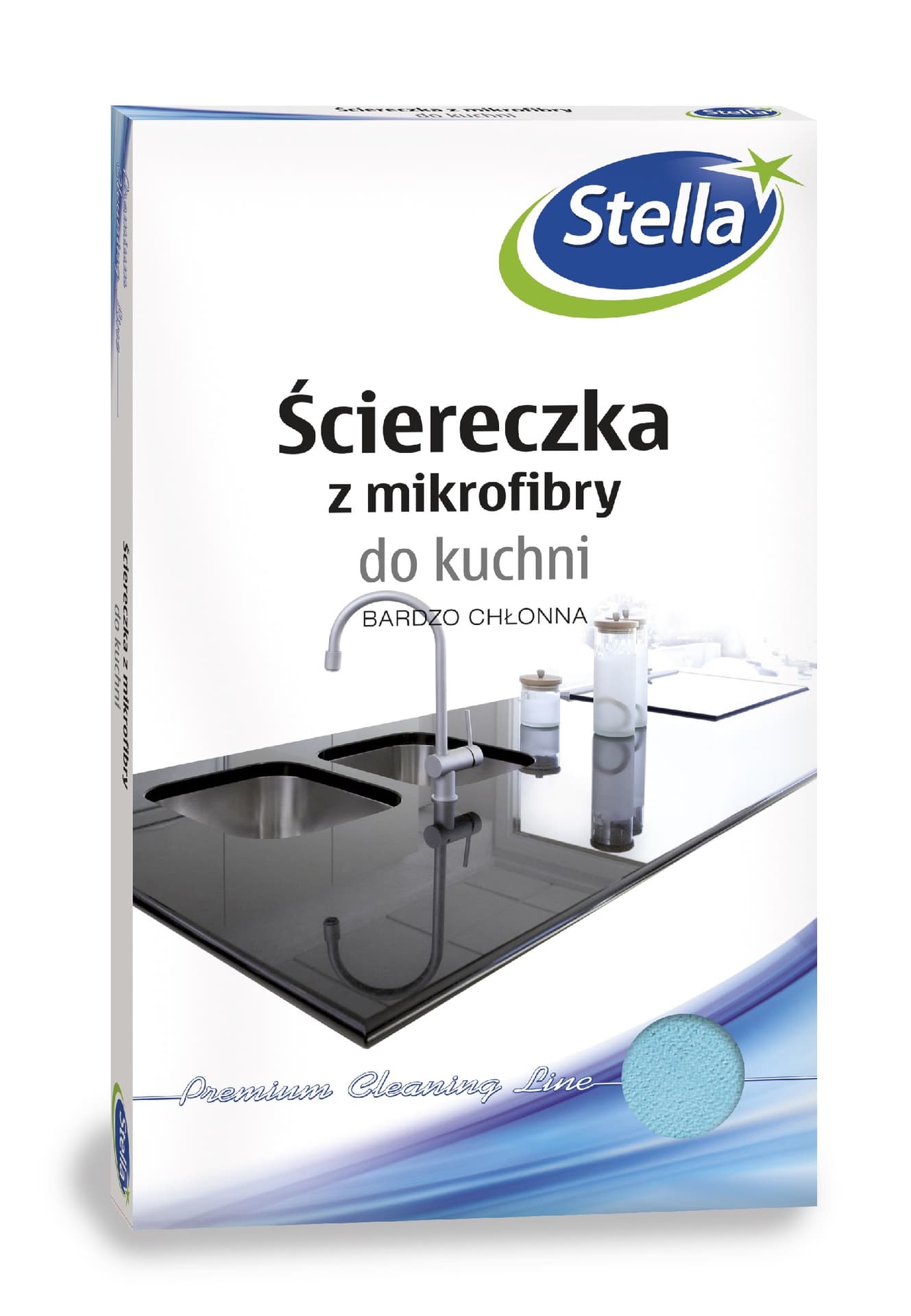 

STELLA Ściereczka z mikrofibry do kuchni - bardzo chłonna 1szt