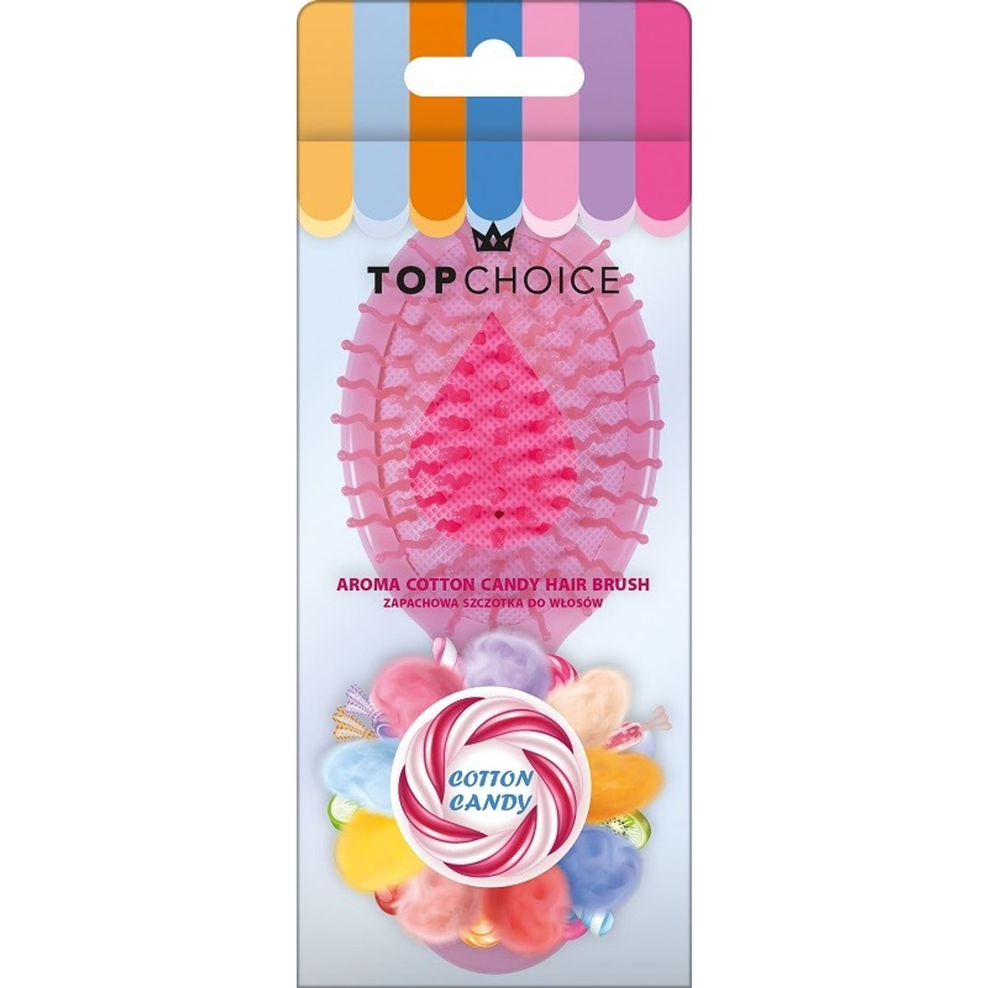 

Top Choice Zapachowa Szczotka do włosów Detangler -mini (64395) - mix kolorów 1szt, 64395) - mix kolorów 1sz