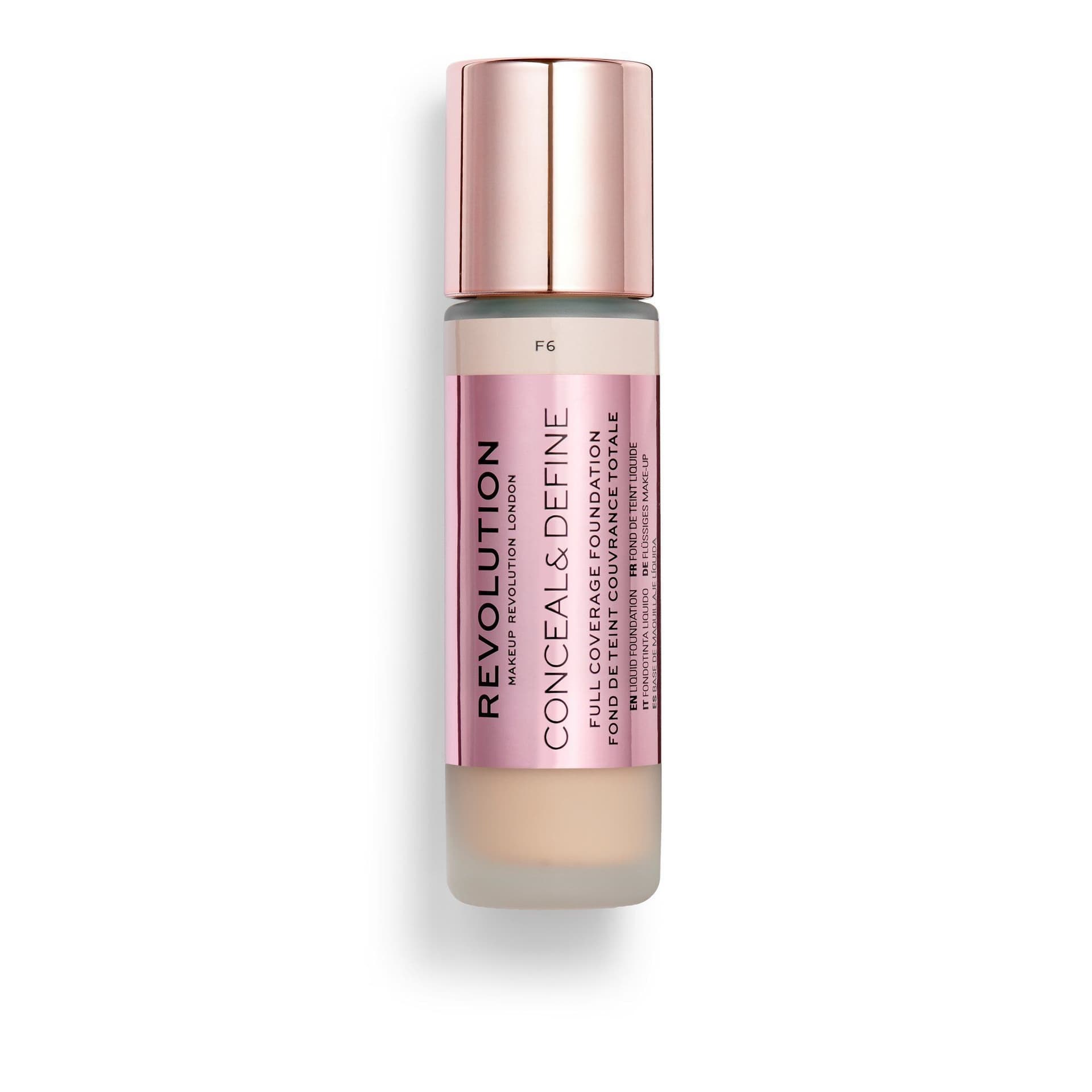 

Makeup Revolution Conceal & Define Foundation Podkład kryjący F6 23ml