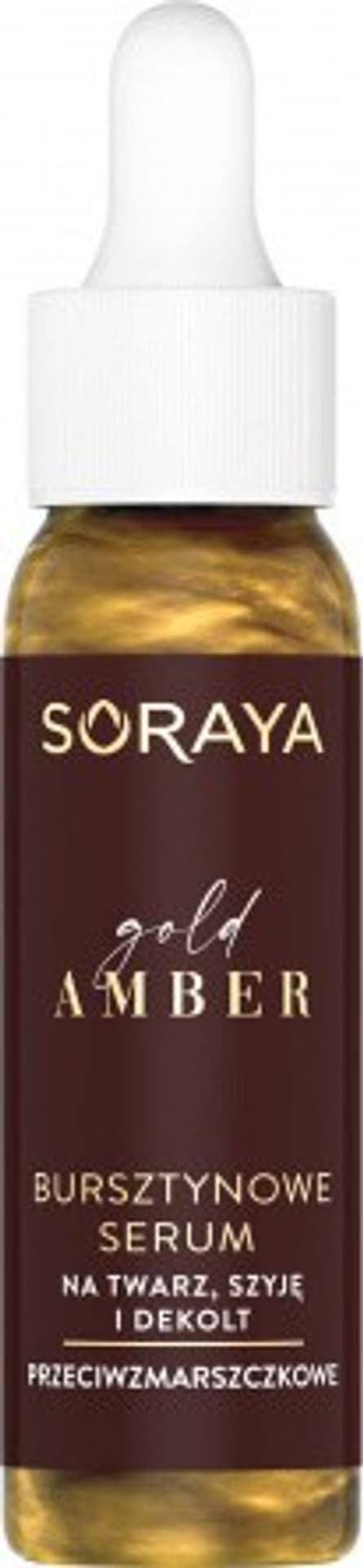 

Soraya Gold Amber Bursztynowe Serum przeciwzmarszczkowe na twarz,szyję i dekolt 30ml