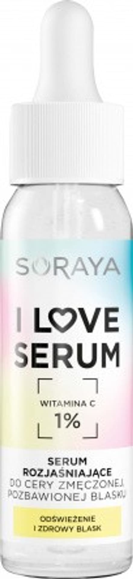 

Soraya I Love Serum- rozjaśniające do cery zmęczonej, pozbawionej blasku 30ml
