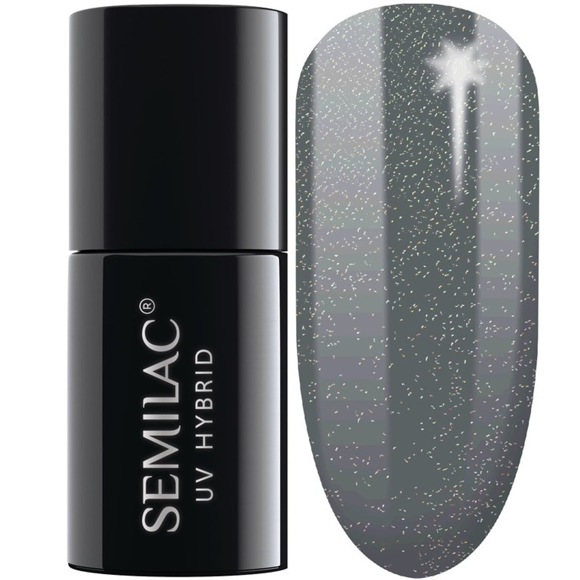 

SEMILAC Lakier hybrydowy 326 Shimmer Foggy Gray - 7ml