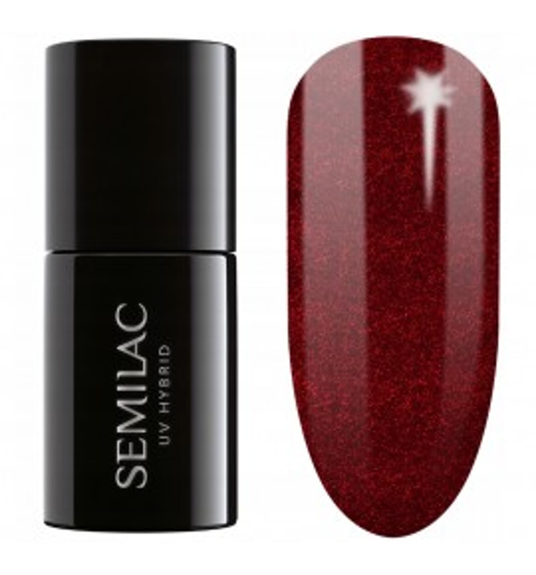 

SEMILAC Lakier hybrydowy 306 Divine Red - 7 ml