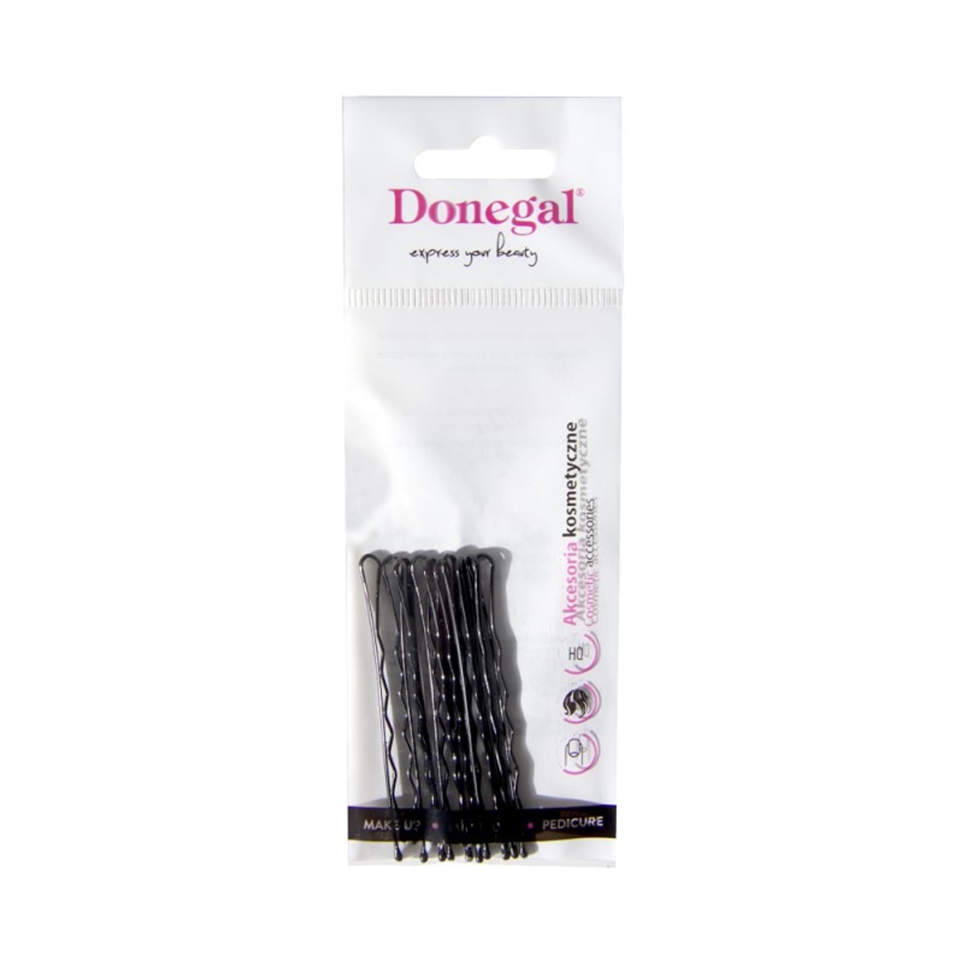 

DONEGAL WSUWKI do włosów długie - czarne (5093) 1op.-10szt, 5093) 1op.-10sz