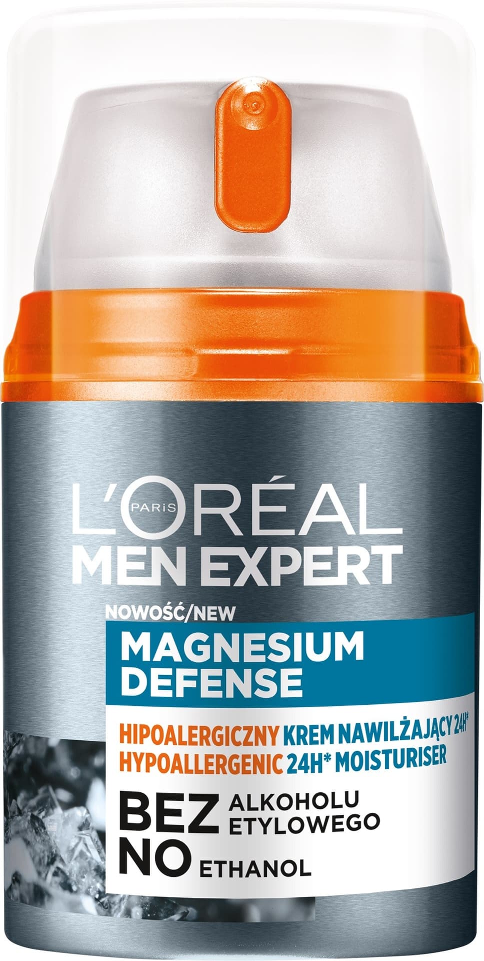 

Loreal Men Expert Hipoalergiczny Krem nawilżający 24H* Magnesium Defence 50ml