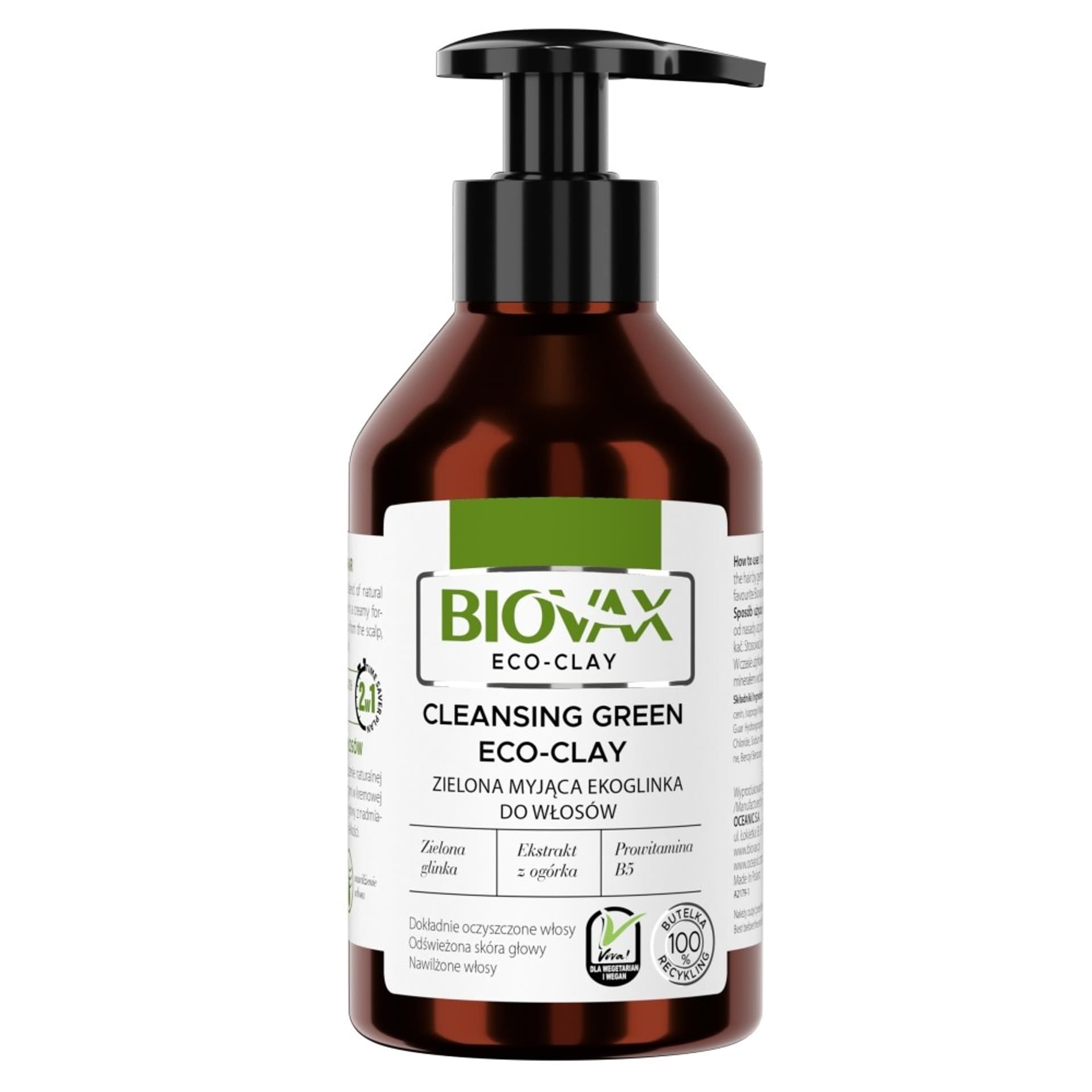 

LB Biovax Odżywka Myjąca Ekoglinka Zielona 200ml