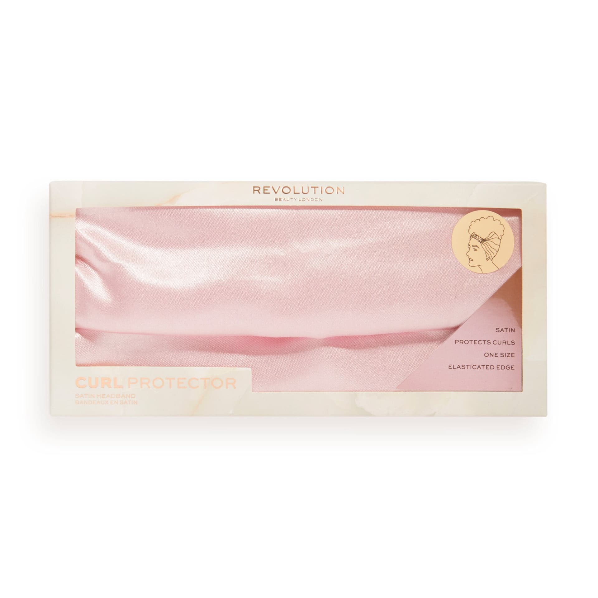 

REVOLUTION Haircare Satin Headband Pink