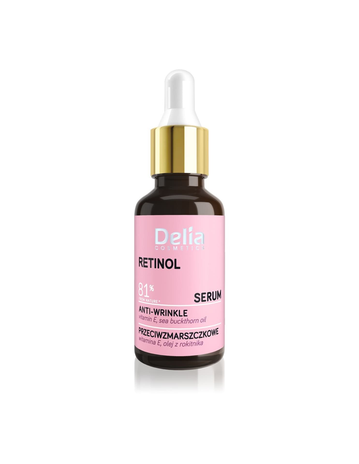 

Delia Cosmetics RETINOL Serum przeciwzmarszczkowe do twarzy,szyi i dekoltu na noc 30ml