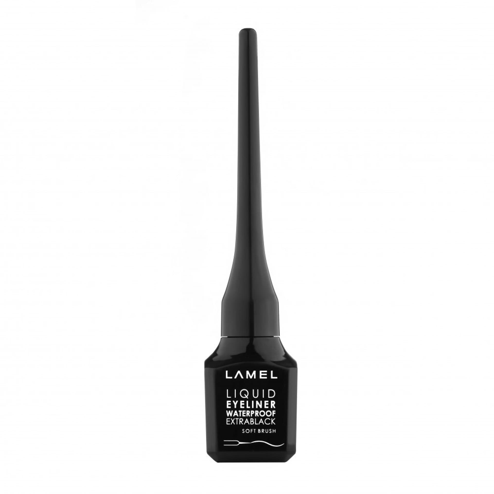 

LAMEL Basic Liquid Eyeliner z miękkim pędzelkiem - extrablack 3.5ml