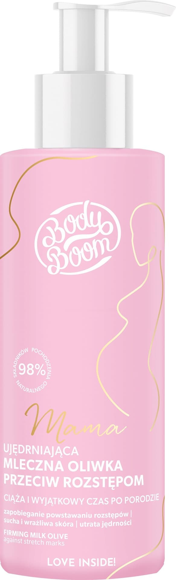 

Body Boom Mama Ujędrniająca Mleczna Oliwka przeciw rozstępom 90g