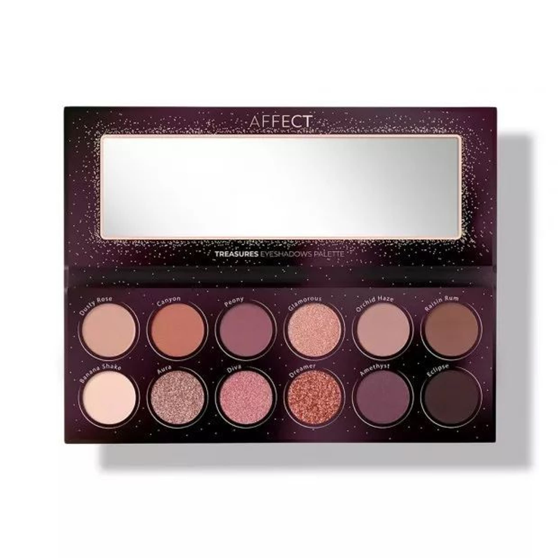 

AFFECT Paleta cieni prasowanych Treasures 1szt