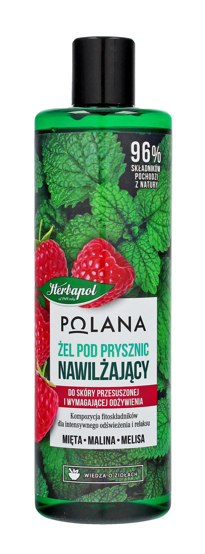 

HERBAPOL Polana Żel pod prysznic nawilżający - Malina & Mięta & Melisa 400ml
