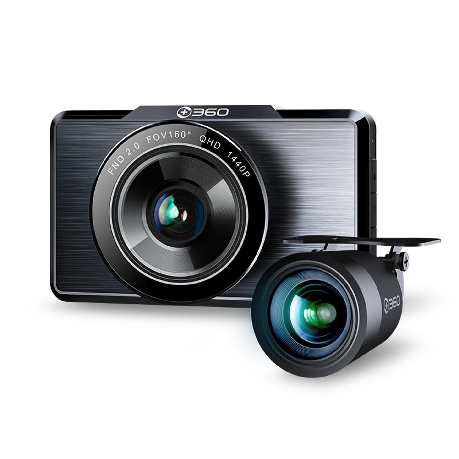 

360 G500H DASH CAM SET FRONT+ REAR CAMERA 1440P, GPS, WITHOUT SD CARD (REPLACEMENT 70MAI A400 A400-1 A500S A500S-1 A800 A800S A800S-1)