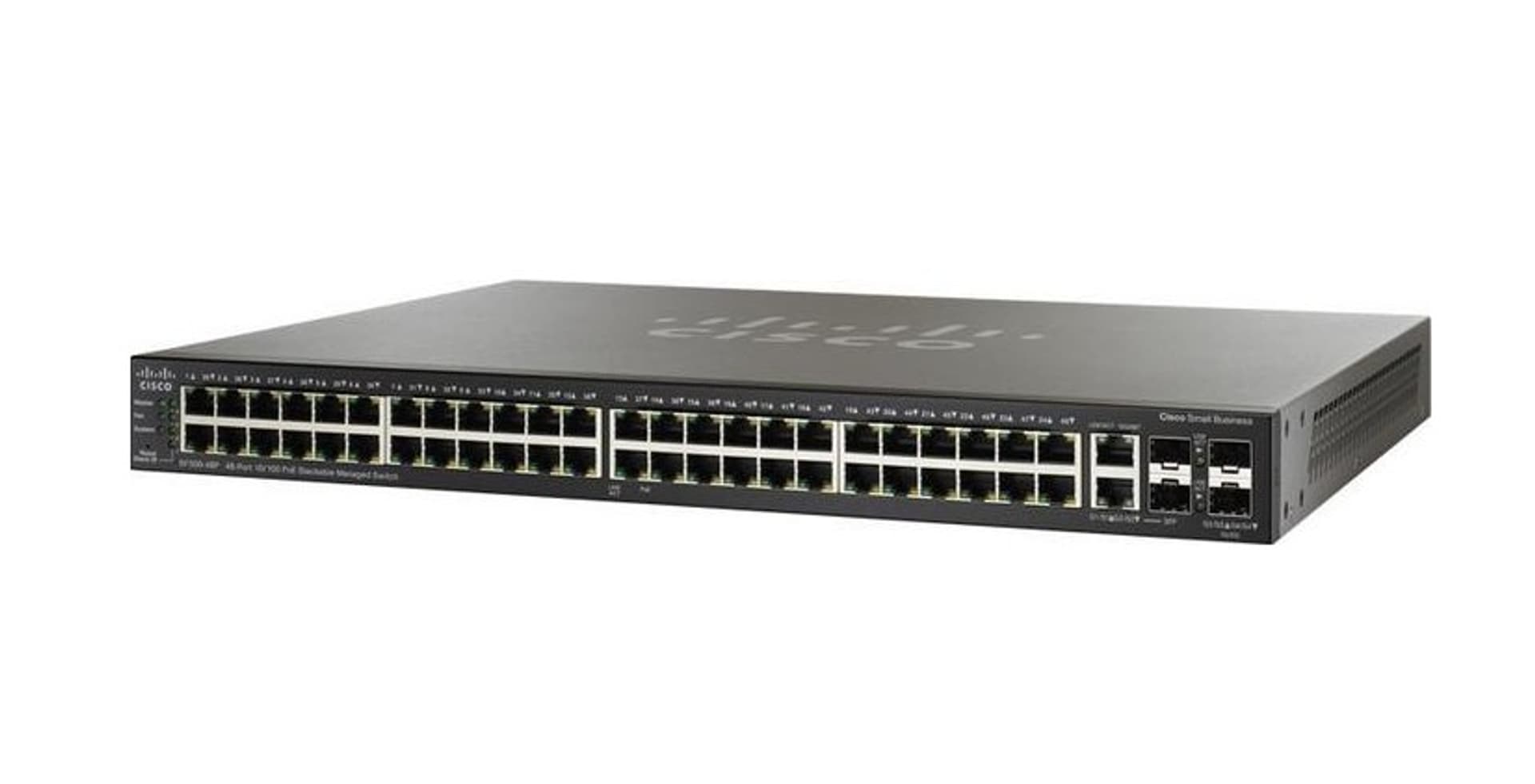 

CISCO SF500-48P-K9-G5 48-PORT 10/100 POE STACKABLE MANAGED SWITCH