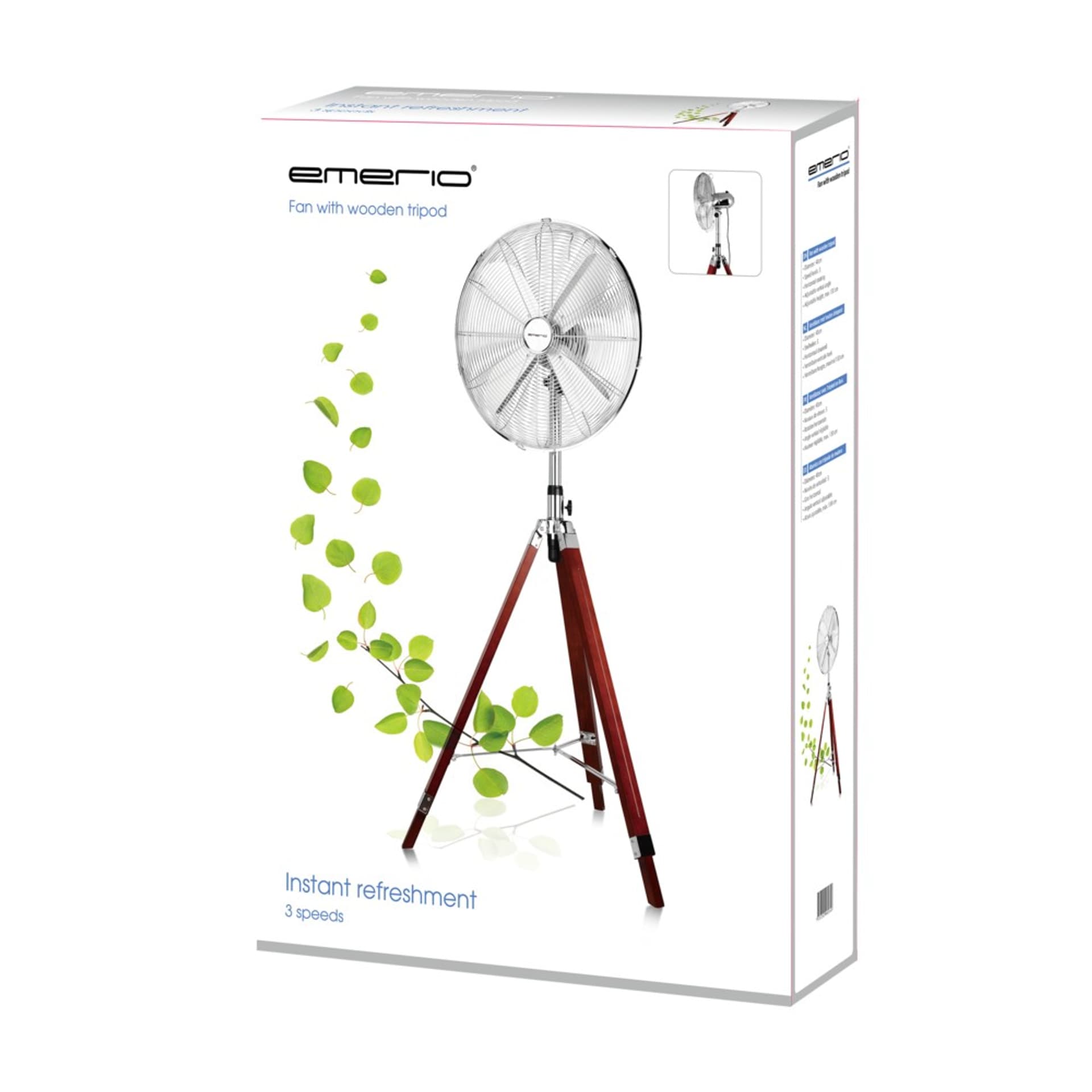 

EMERIO FN-120952 STANDING FAN 40CM, 4 BLADES, 3 SPEED SETTINGS