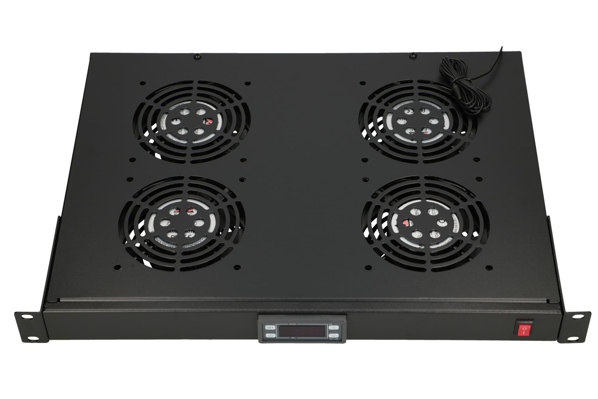 

EXTRALINK 19" RACK MOUNT FAN PANEL (4 FANS)