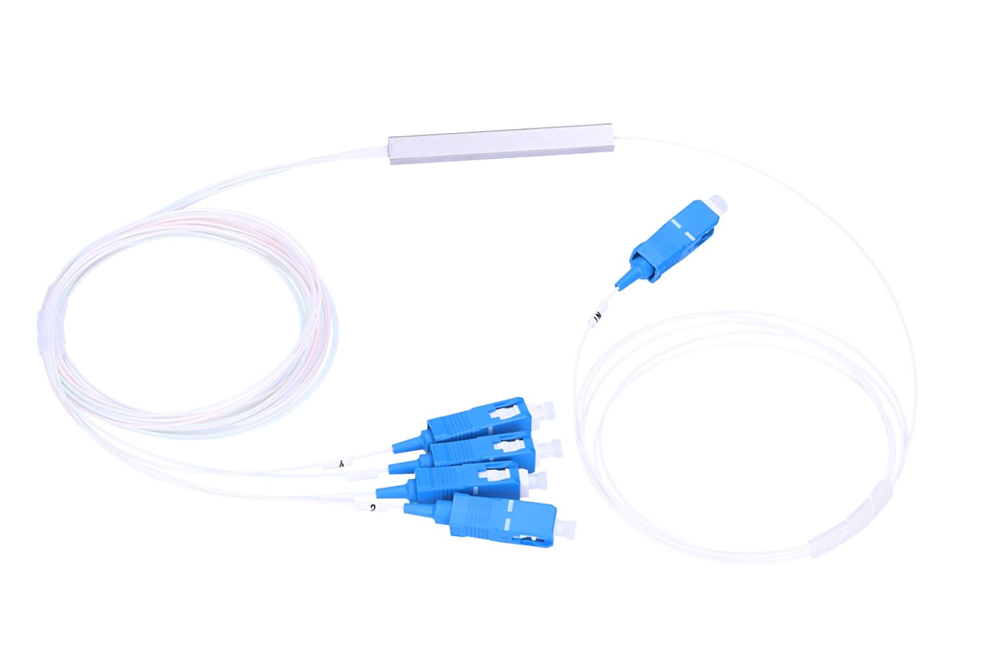 

EXTRALINK 1:4 PLC SPLITTER SC/UPC 900UM 1.5M STEEL BOX