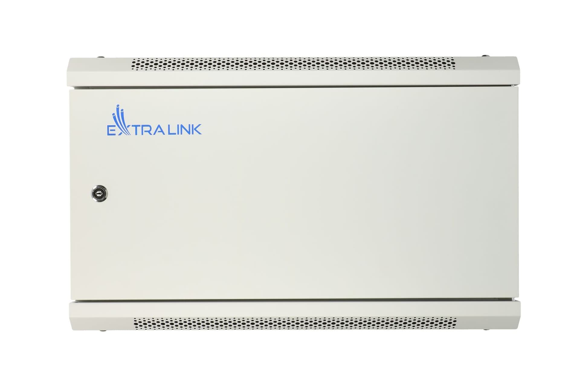 

EXTRALINK 6U 600X450 ASP WALL-MOUNTED RACKMOUNT CABINET METAL DOOR GRAY