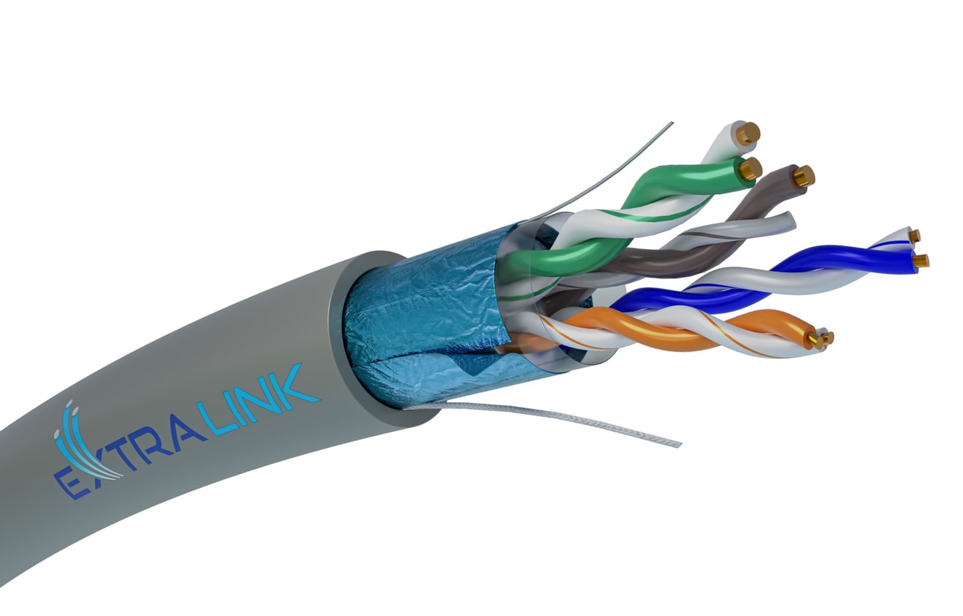 

EXTRALINK CAT5E FTP (F/UTP) INDOOR TWISTED PAIR 305M, F/utp) indoor twisted pair 305