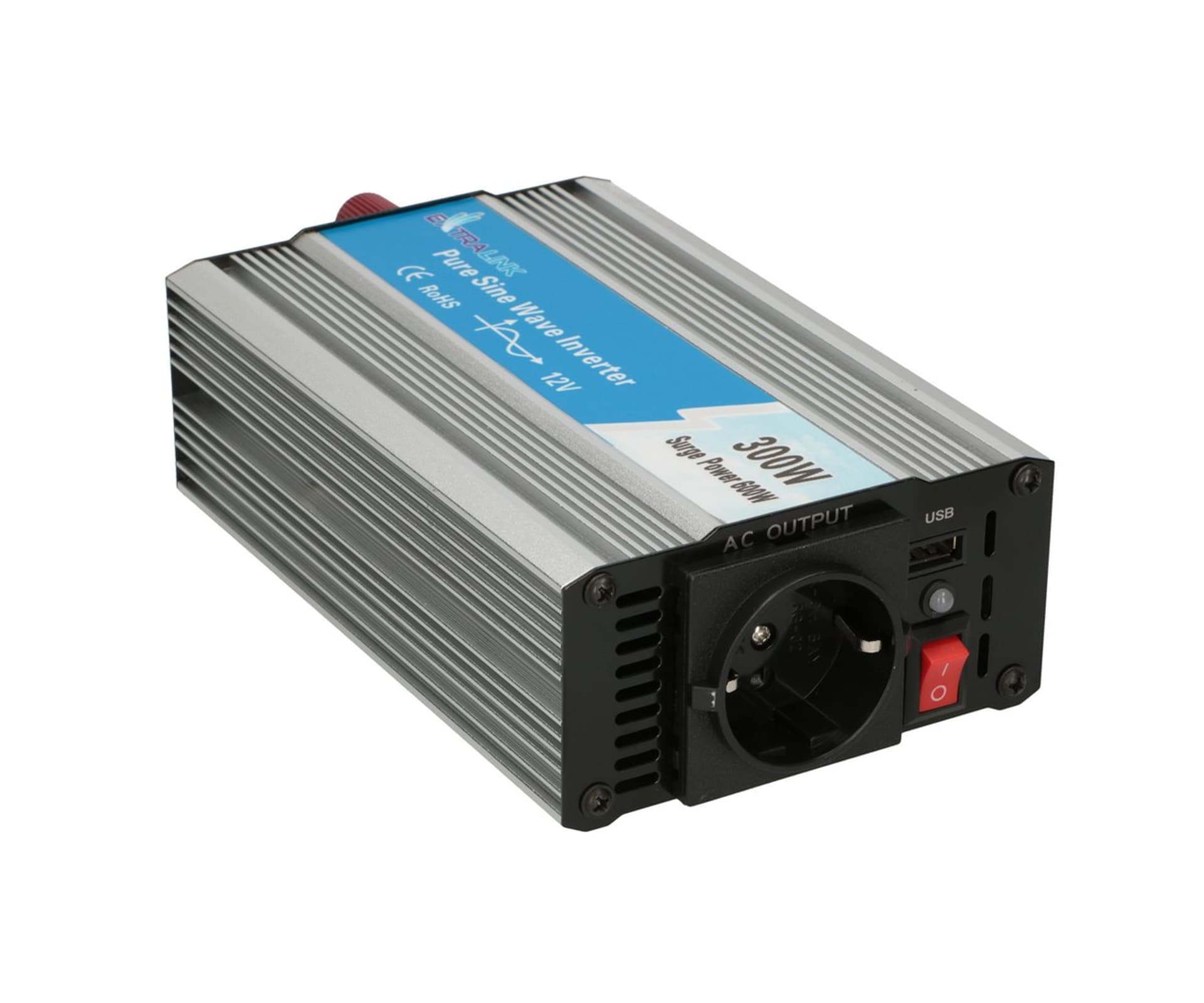

EXTRALINK CAR VOLTAGE CONVERTER 12V - 230V, 300W, PURE SINUS OPIP-300W