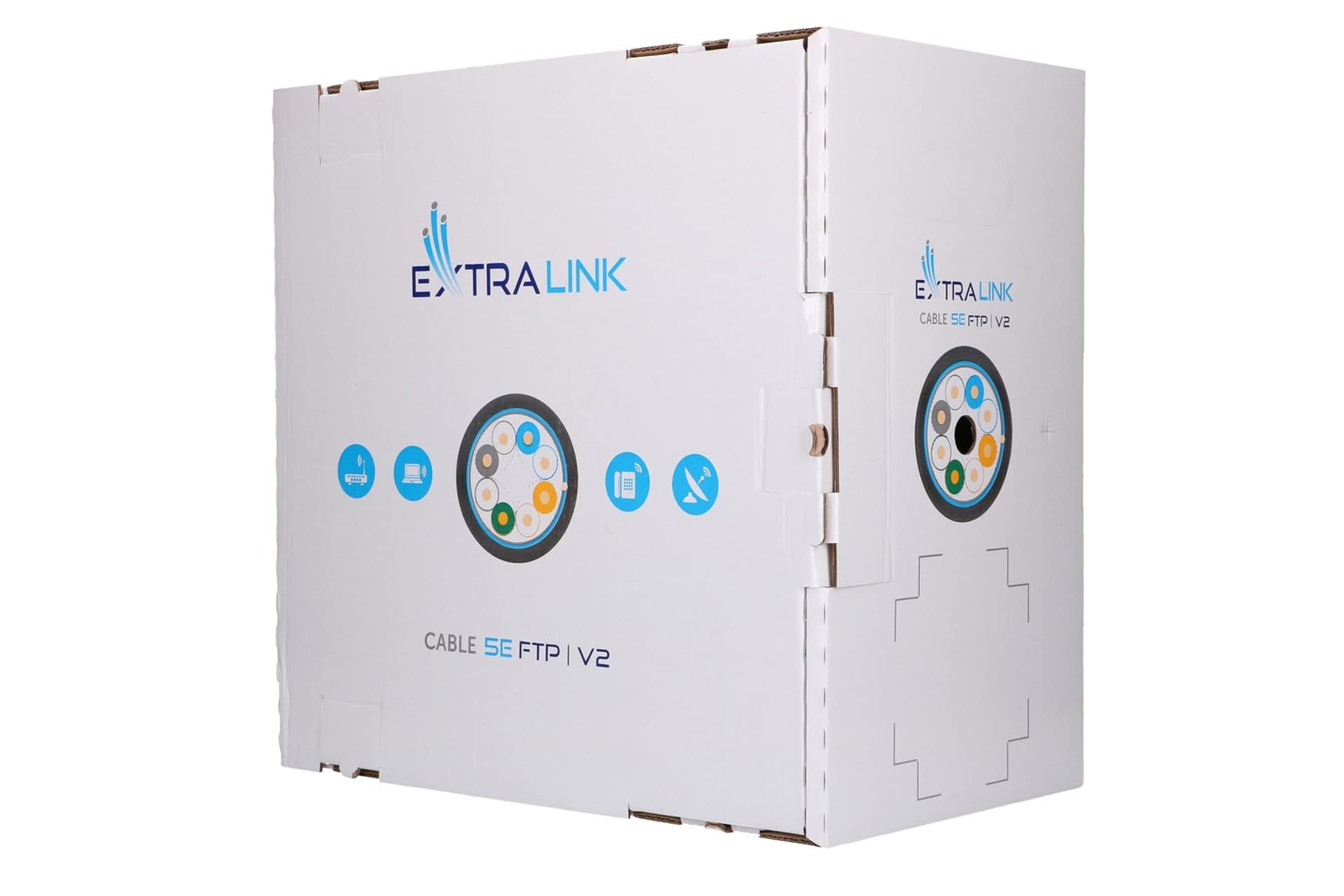 

EXTRALINK CAT5E FTP (F/UTP) V2 OUTDOOR TWISTED PAIR 305M, F/utp) v2 outdoor twisted pair 305