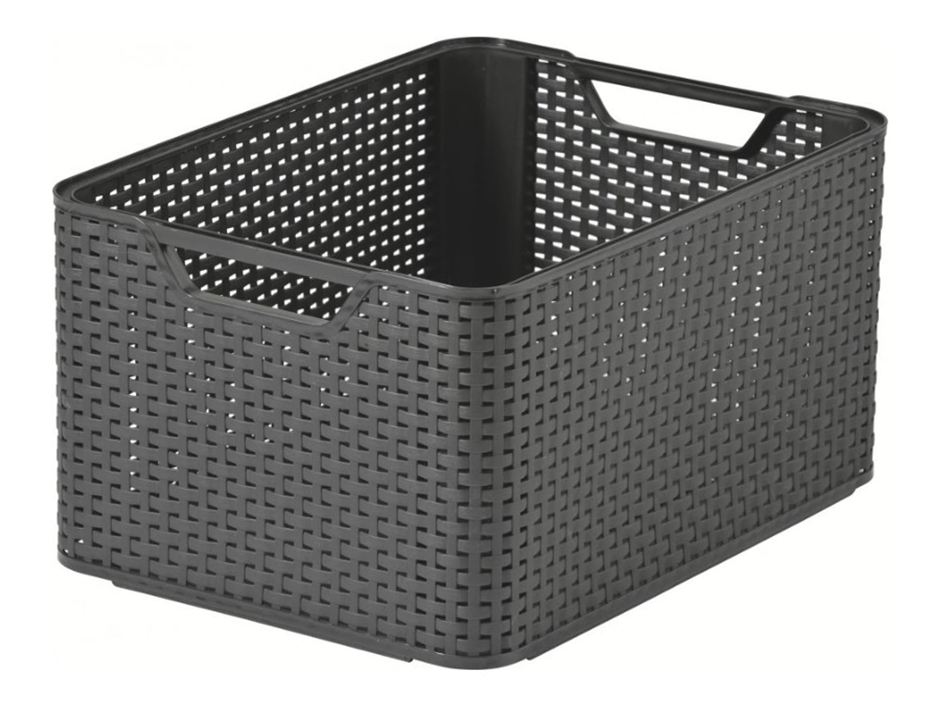 

Koszyk z pokrywą Curver Rattan Style L szary