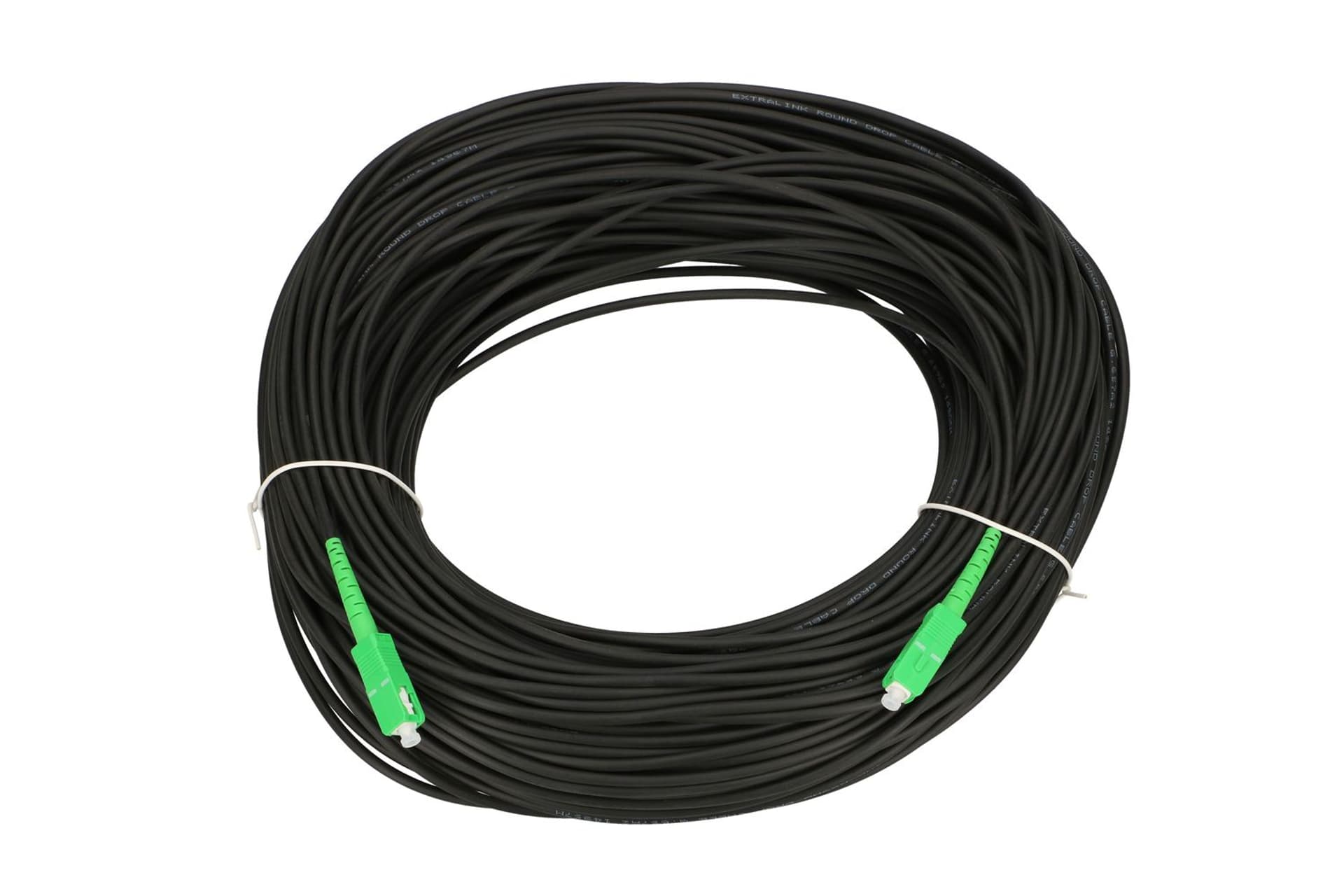 

EXTRALINK PATCHCORD SC/APC-SC/APC ROUND DROP SM SIMPLEX G.657A2 80M
