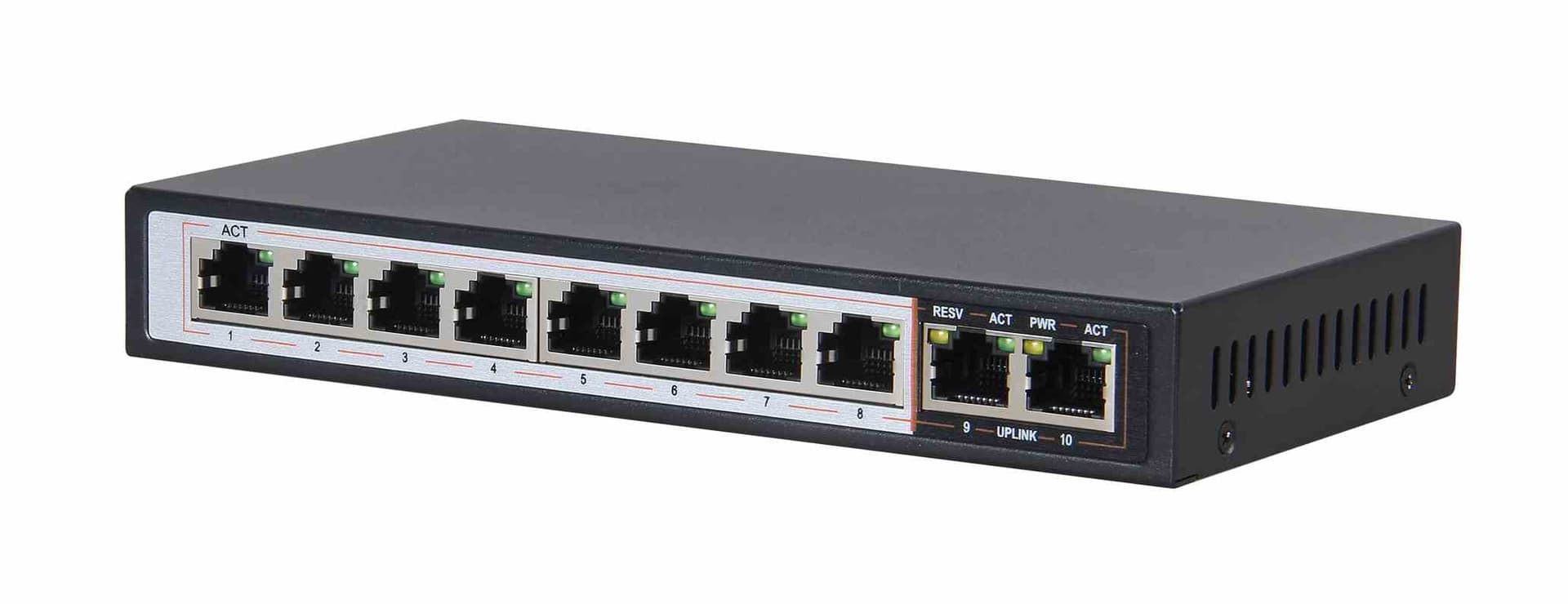 

EXTRALINK PERSES EX-SG1008P 10 PORT GIGABIT POE SWITCH (8X PORT POE) 802.3AF/AT 96W MAX 30W PER PORT, 8x port poe) 802.3af/at 96w max 30w per por