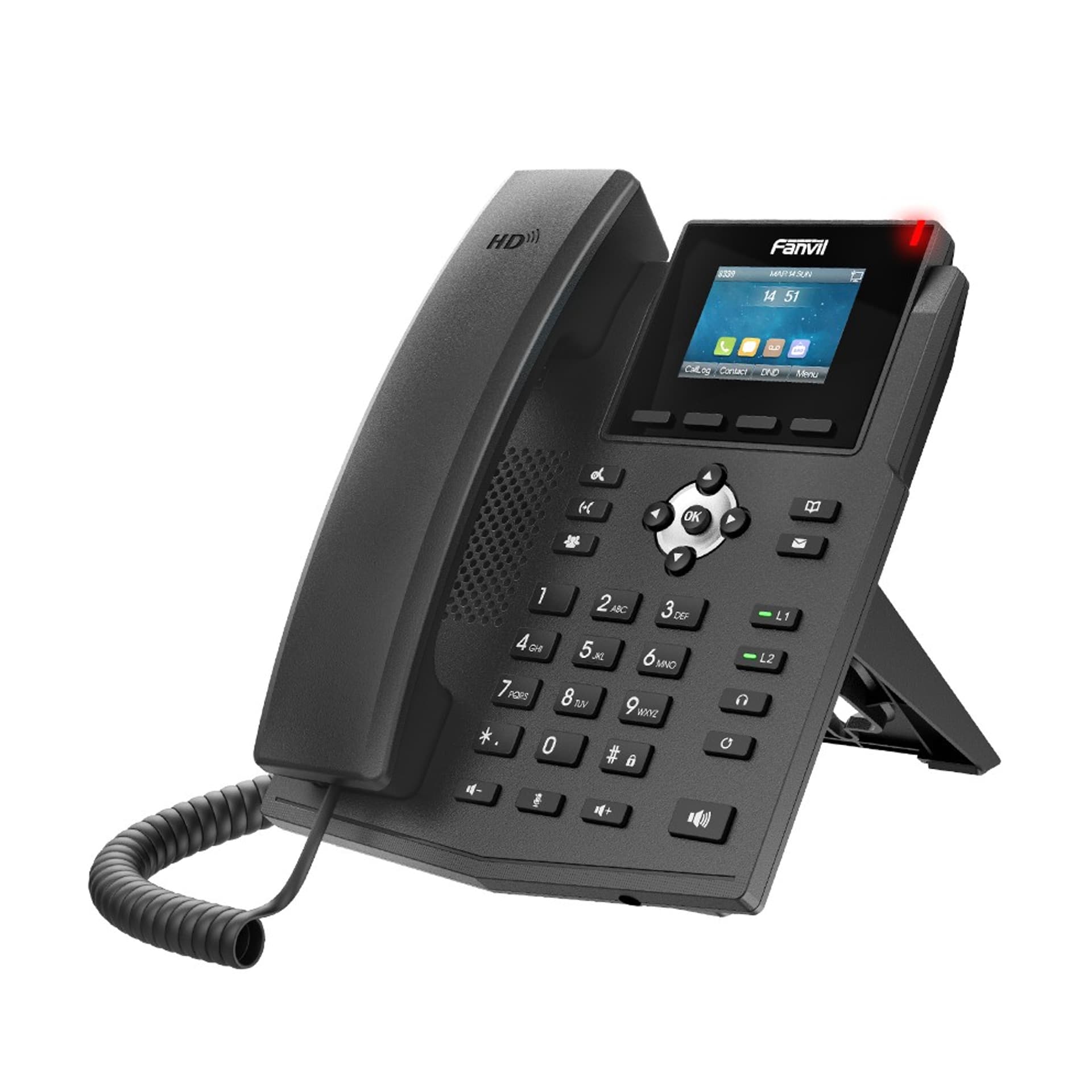 

FANVIL X3SW - VOIP PHONE WITH WIFI, IPV6, HD AUDIO, LCD DISPLAY- 10/100 MBPS