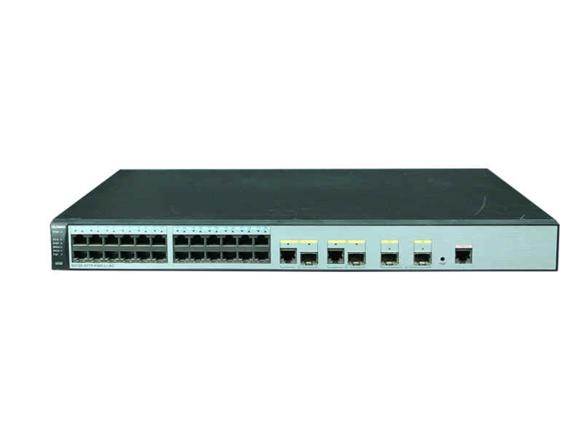 

HUAWEI SWITCH S5720-28TP-LI-AC 24 X ETHERNET 1000 BASE-T PORTS, 4 X GIG SFP PORTS, 2 X COMBO 1000 BASE-T ETHERNET PORTS