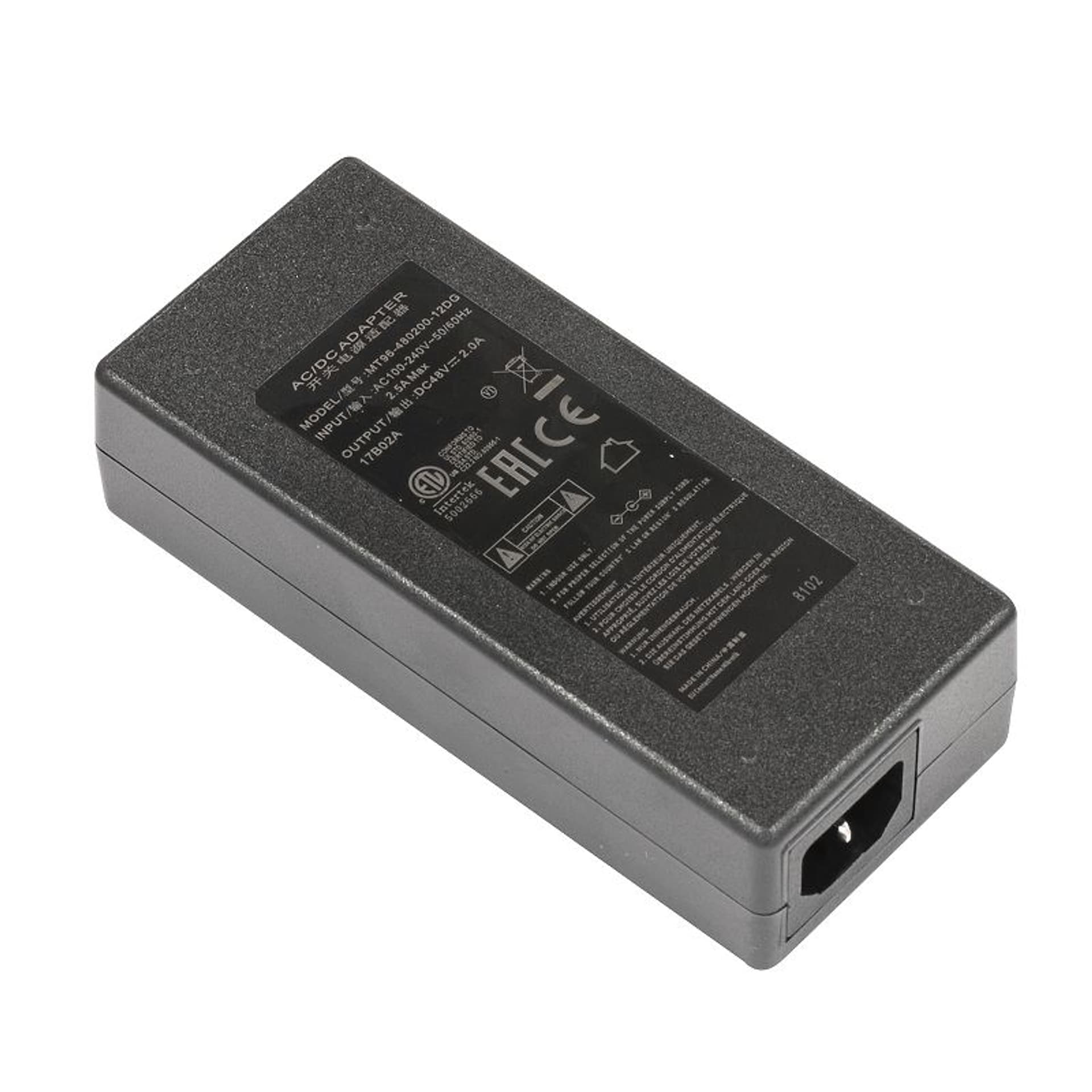 

MIKROTIK 48V2A96W 48V 2A 96W POWER SUPPLY FOR HEX POE AND CRS112-8P-4S-IN