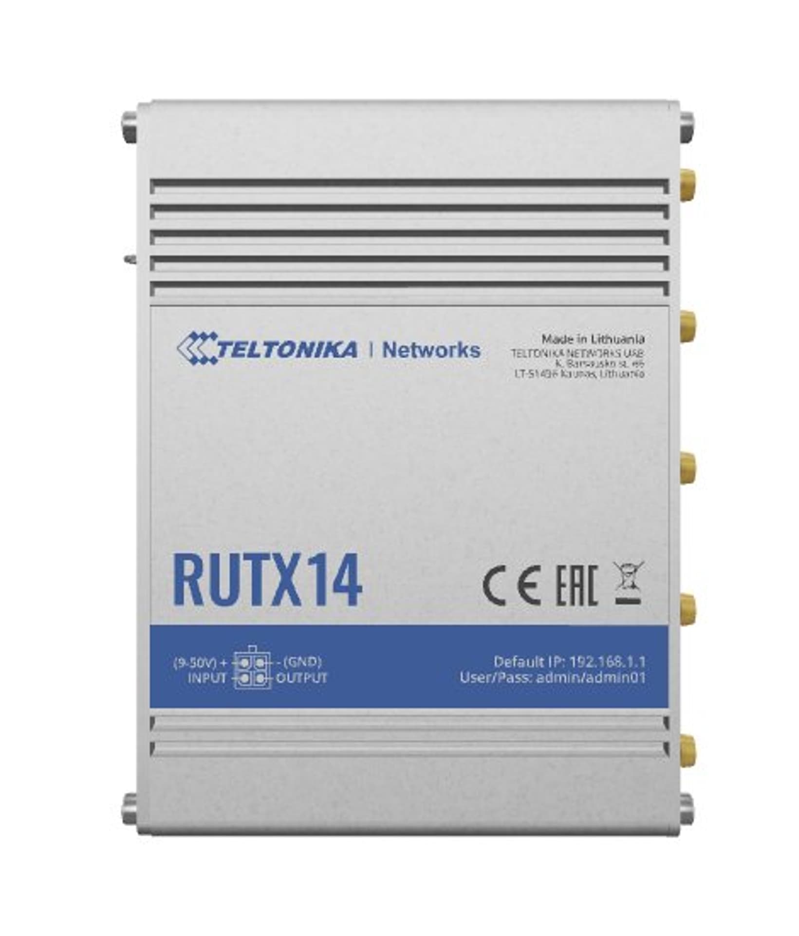 

TELTONIKA RUTX14 4G LTE CAT12 INDUSTRIAL CELLULAR ROUTER