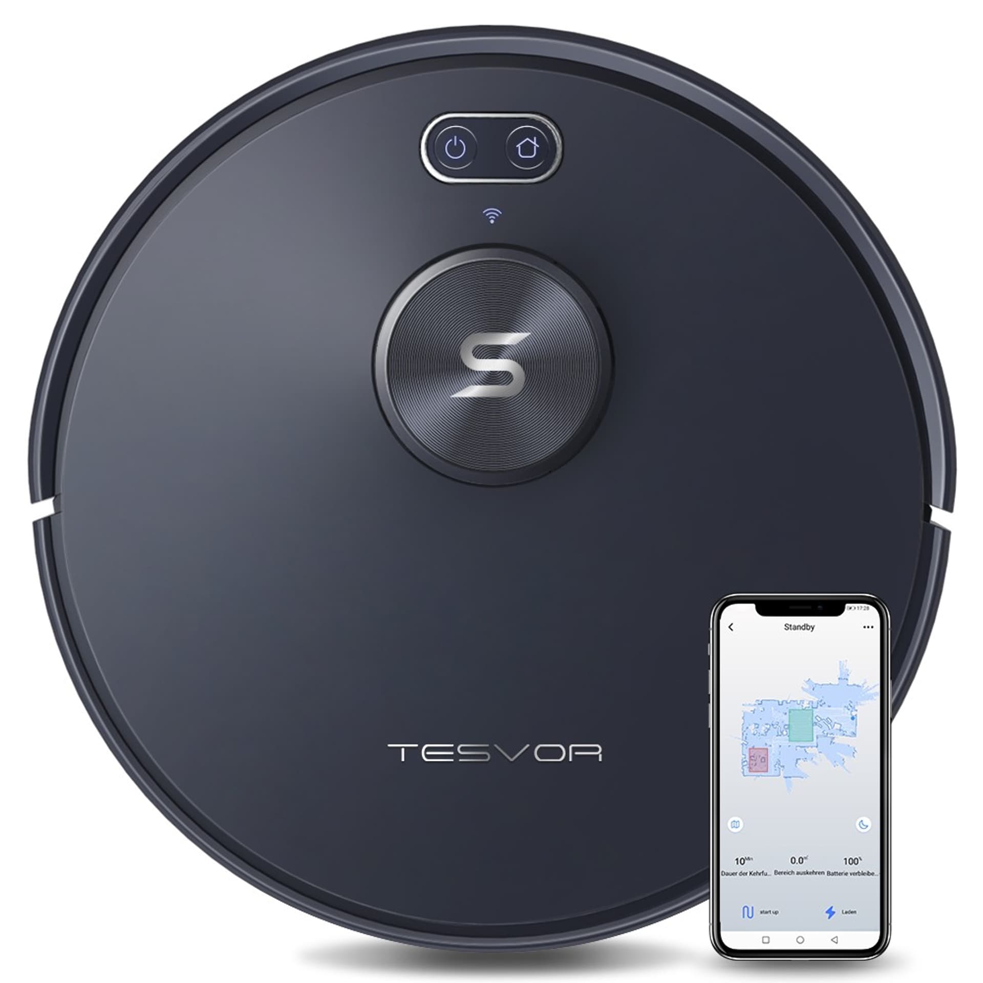

TESVOR S6 ROBOT VACUUM WITH MOP