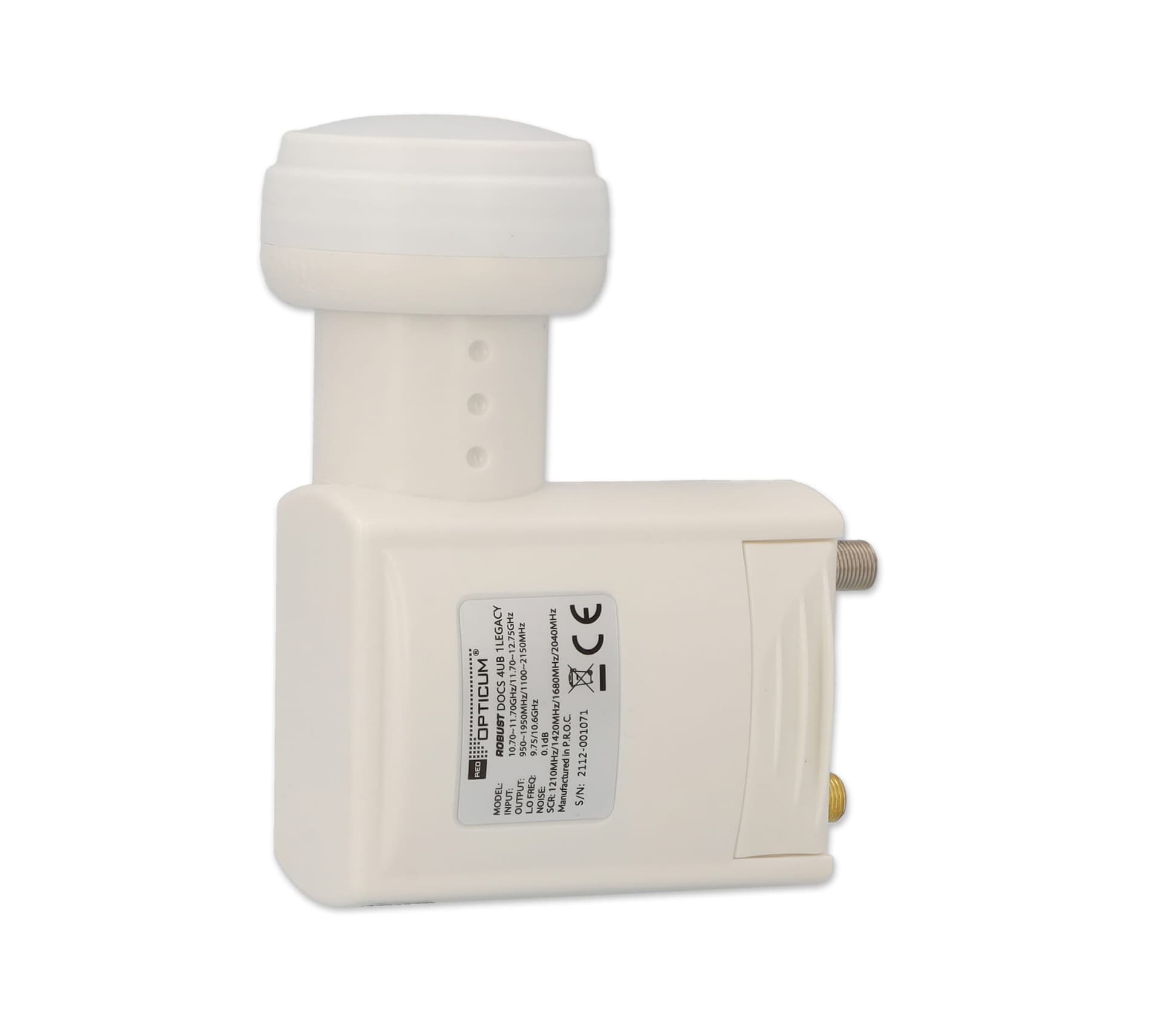

LNB Unicable Opticum Robust SCR 4UB + Legacy