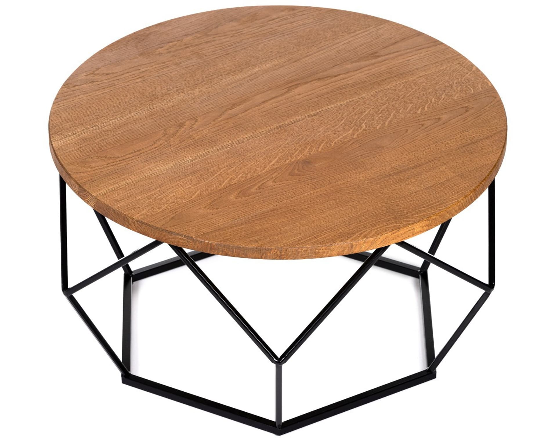 

Stolik kawowy dębowy OakLoft 70 cm ciemny dąb LOFT