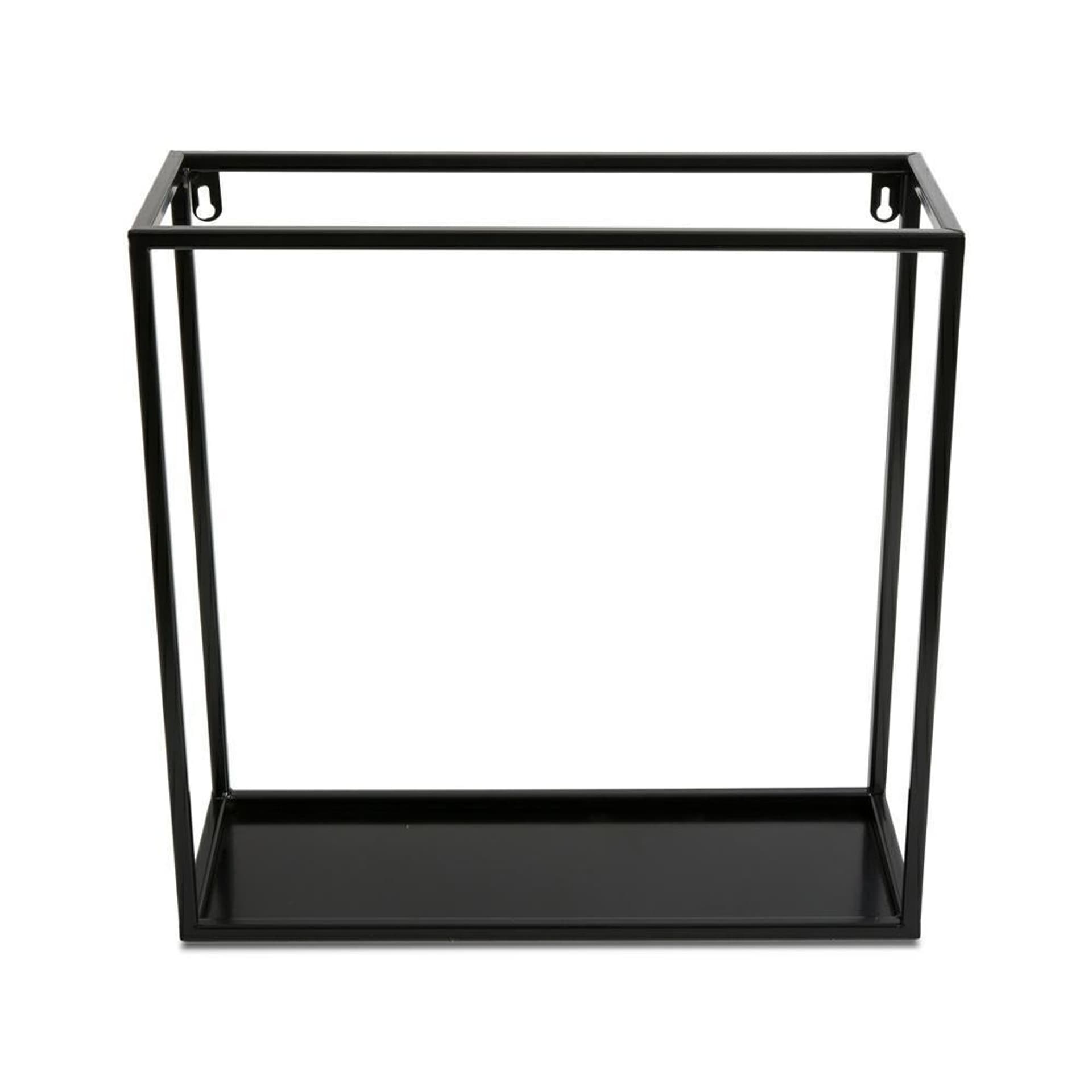 

Półka wisząca ścienna metal czarna 40 cm LOFT