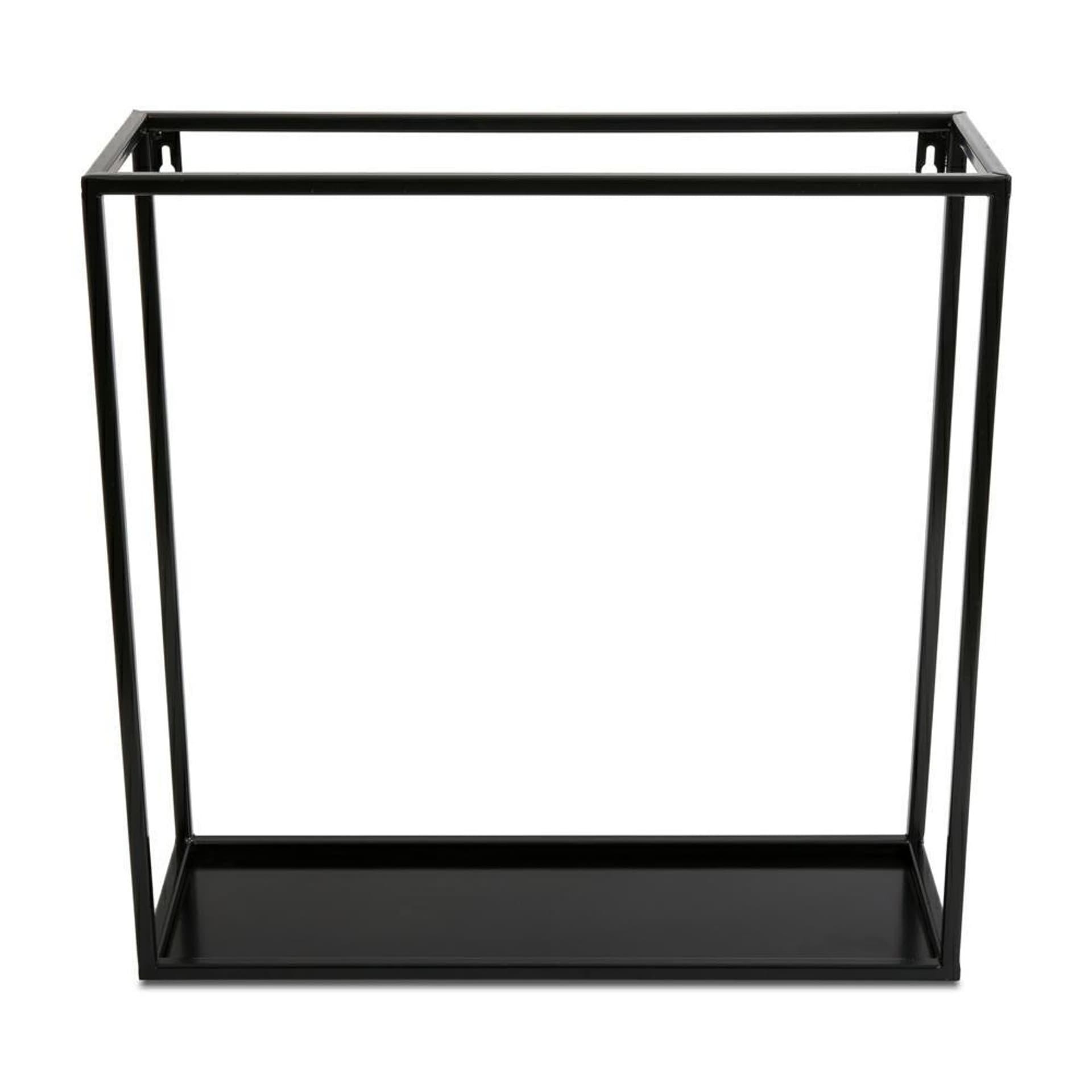 

Półka wisząca ścienna metal czarna 45 cm LOFT
