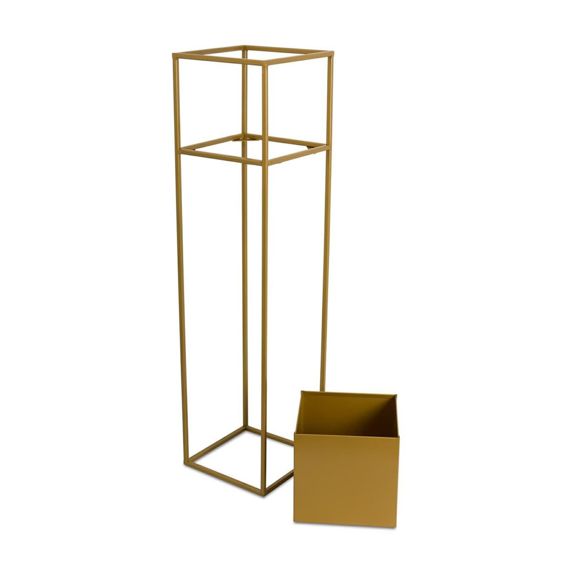 

Nowoczesny kwietnik stojak złoty 90 cm GLAM