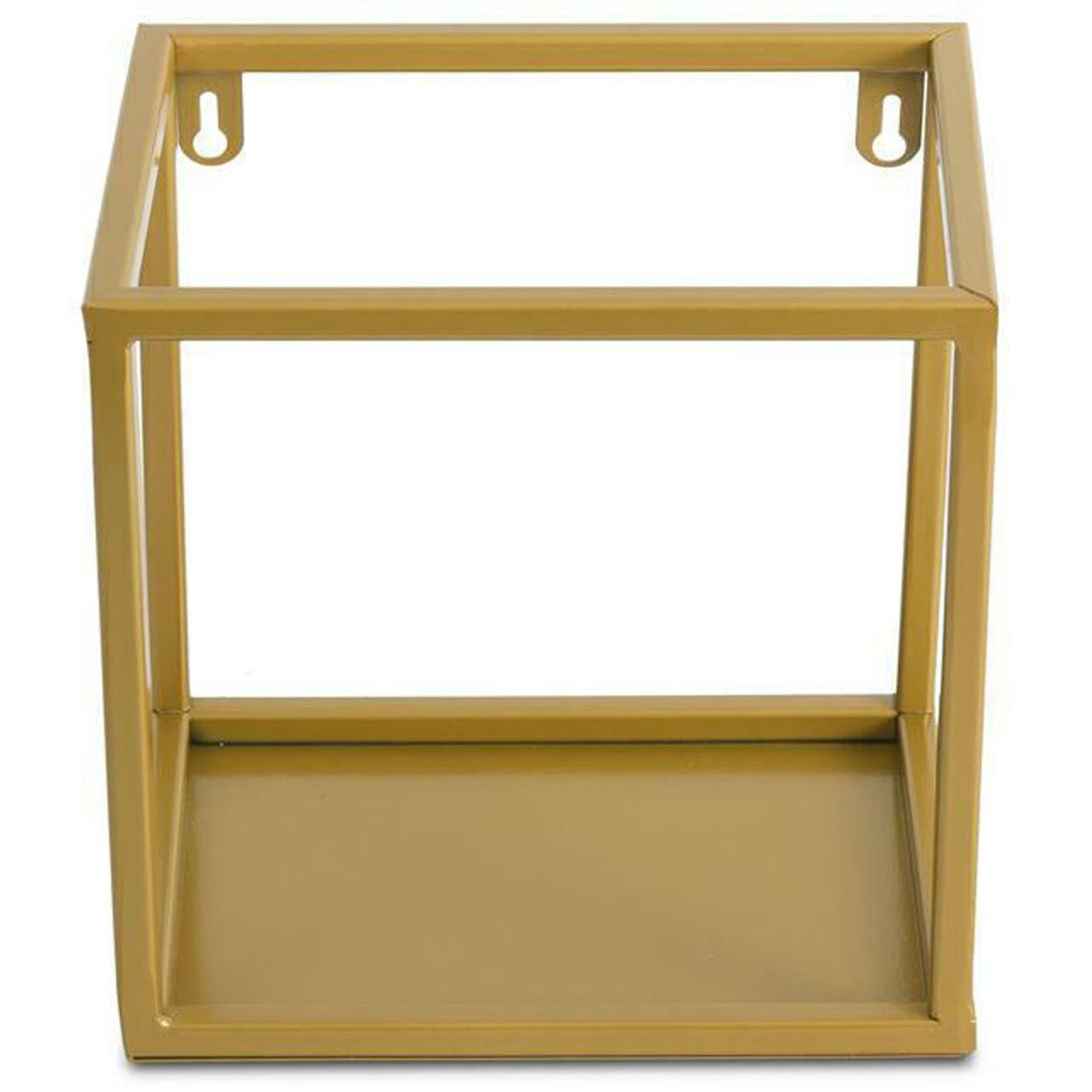 

Półka wisząca ścienna metal złota 20 cm GLAM