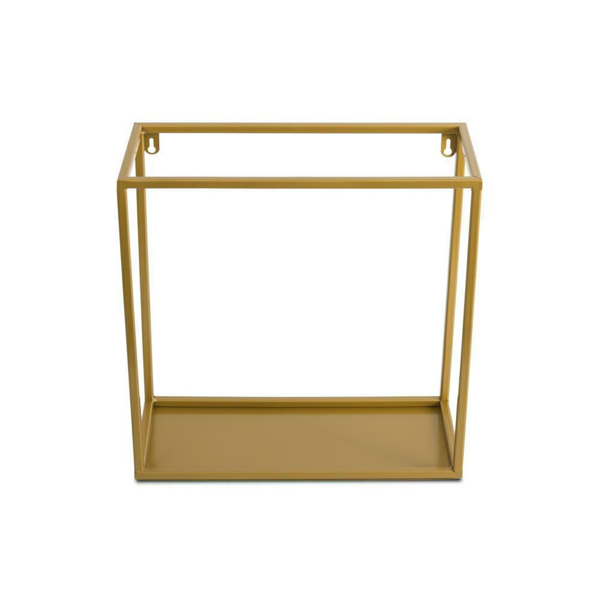 

Półka wisząca ścienna metal złota 35 cm GLAM