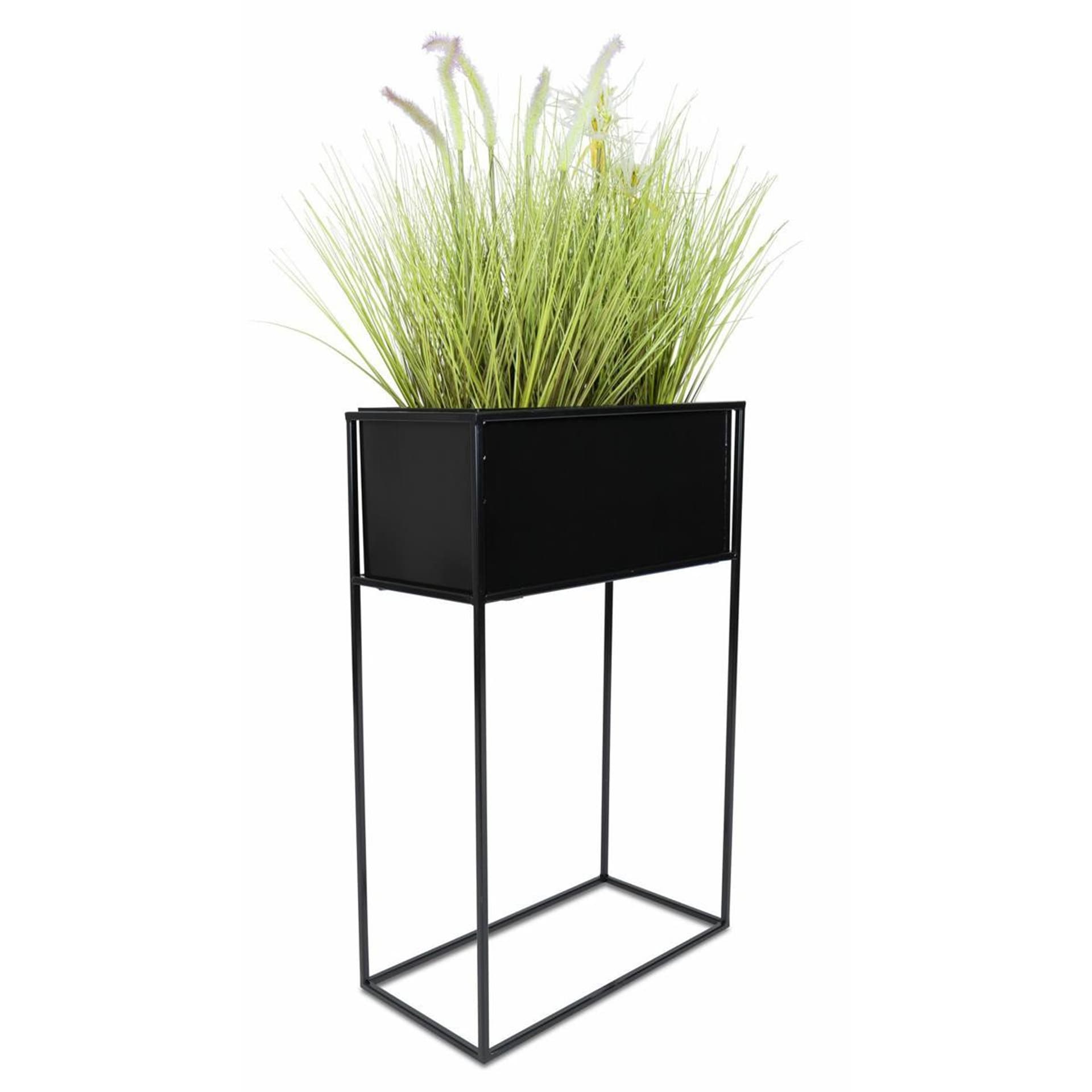 

Kwietnik stojący skrzynia czarny 70 cm LOFT