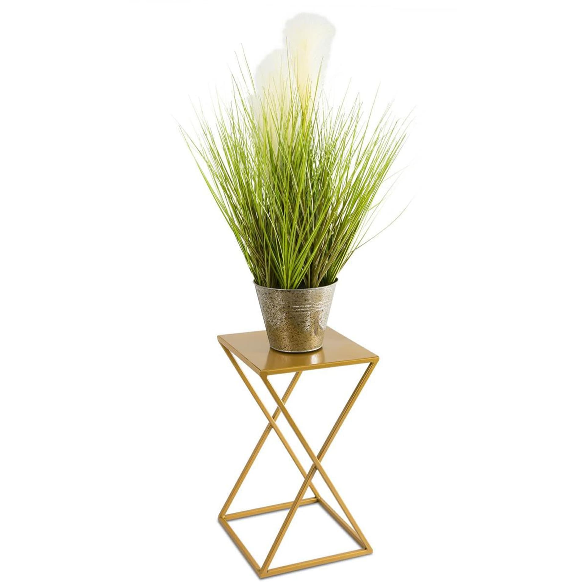 

Kwietnik stojący 40 cm złoty nowoczesny GLAM