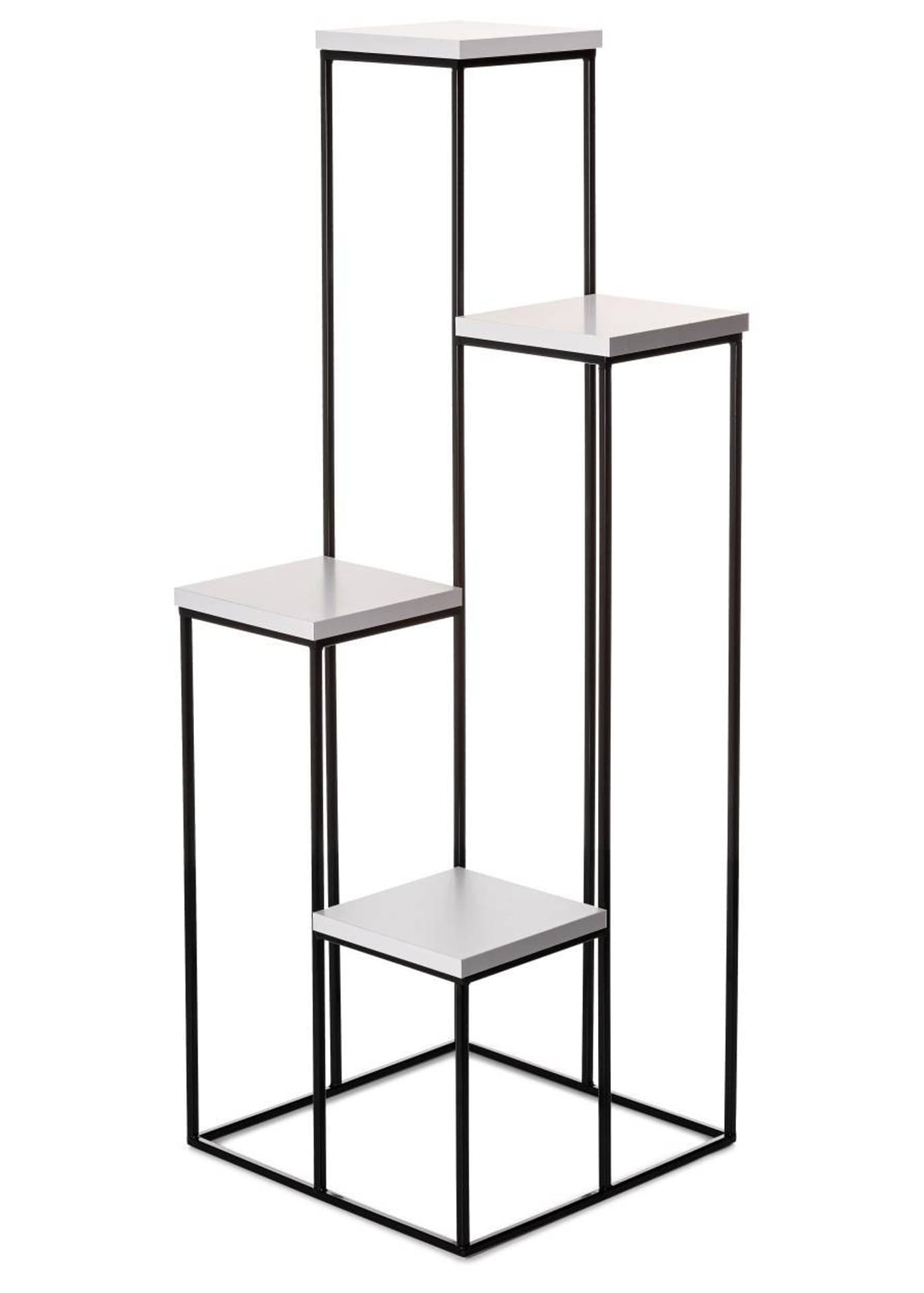 

Nowoczesny kwietnik czarno biały 110 cm LOFT