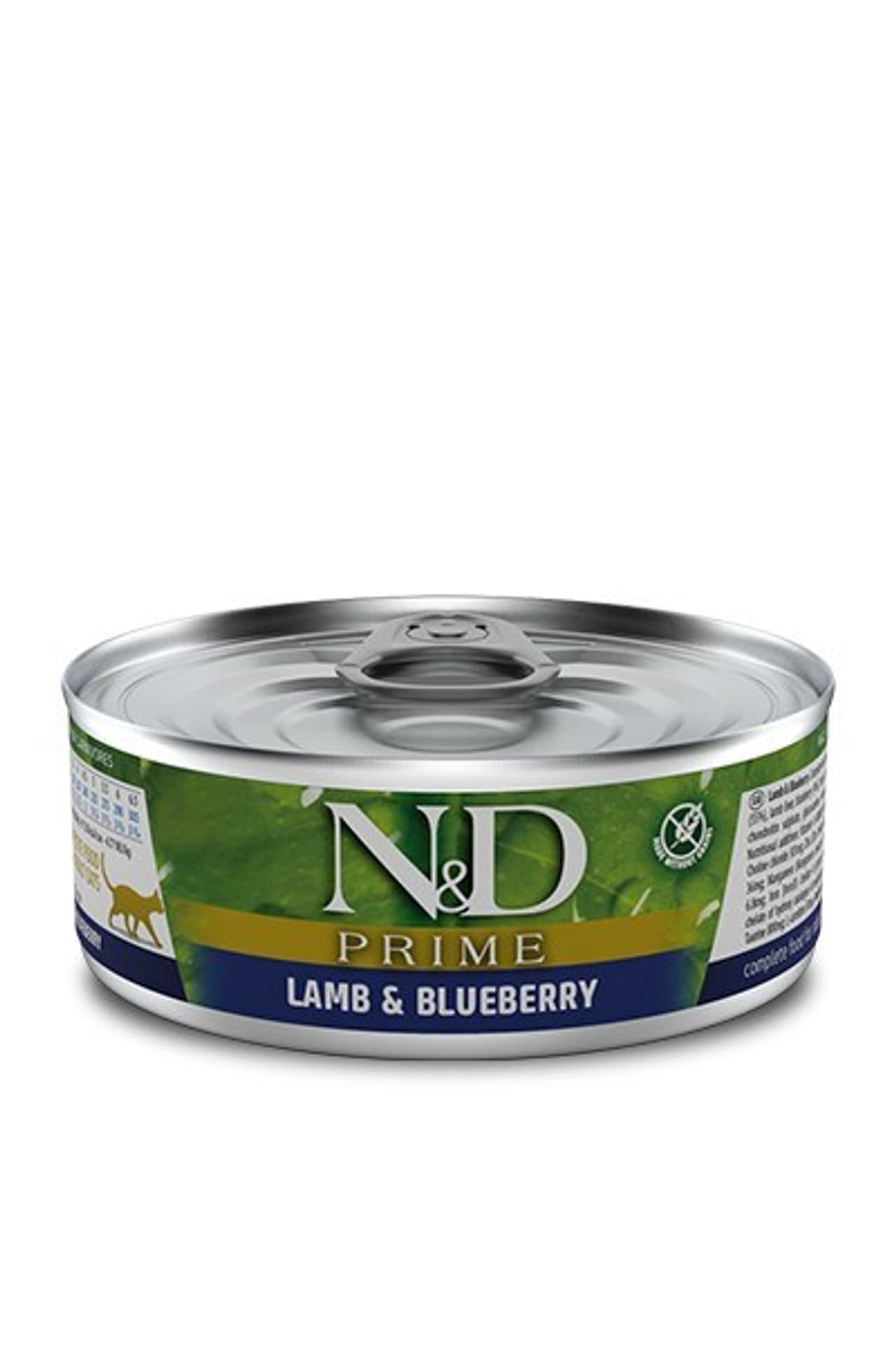 

FARMINA N&D CAT PRIME LAMB & BLUEBERRY - mokra karma dla kota - puszka 70g