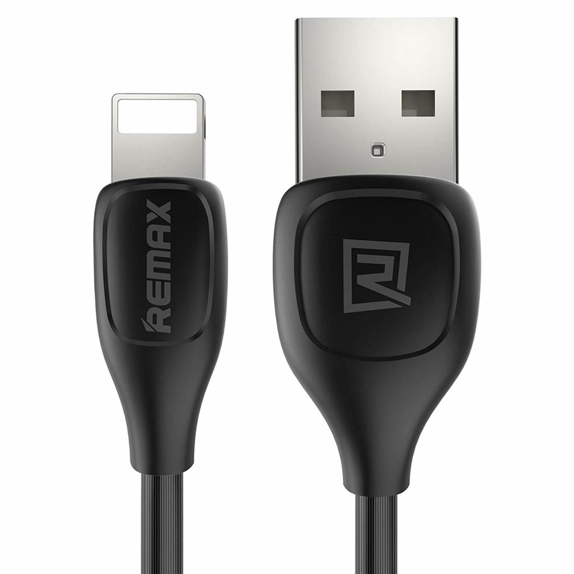 

Kabel 2,1A 1m USB - iPhone Lightning Szybkie Ładowanie Remax LESU Pro RC-160i czarny